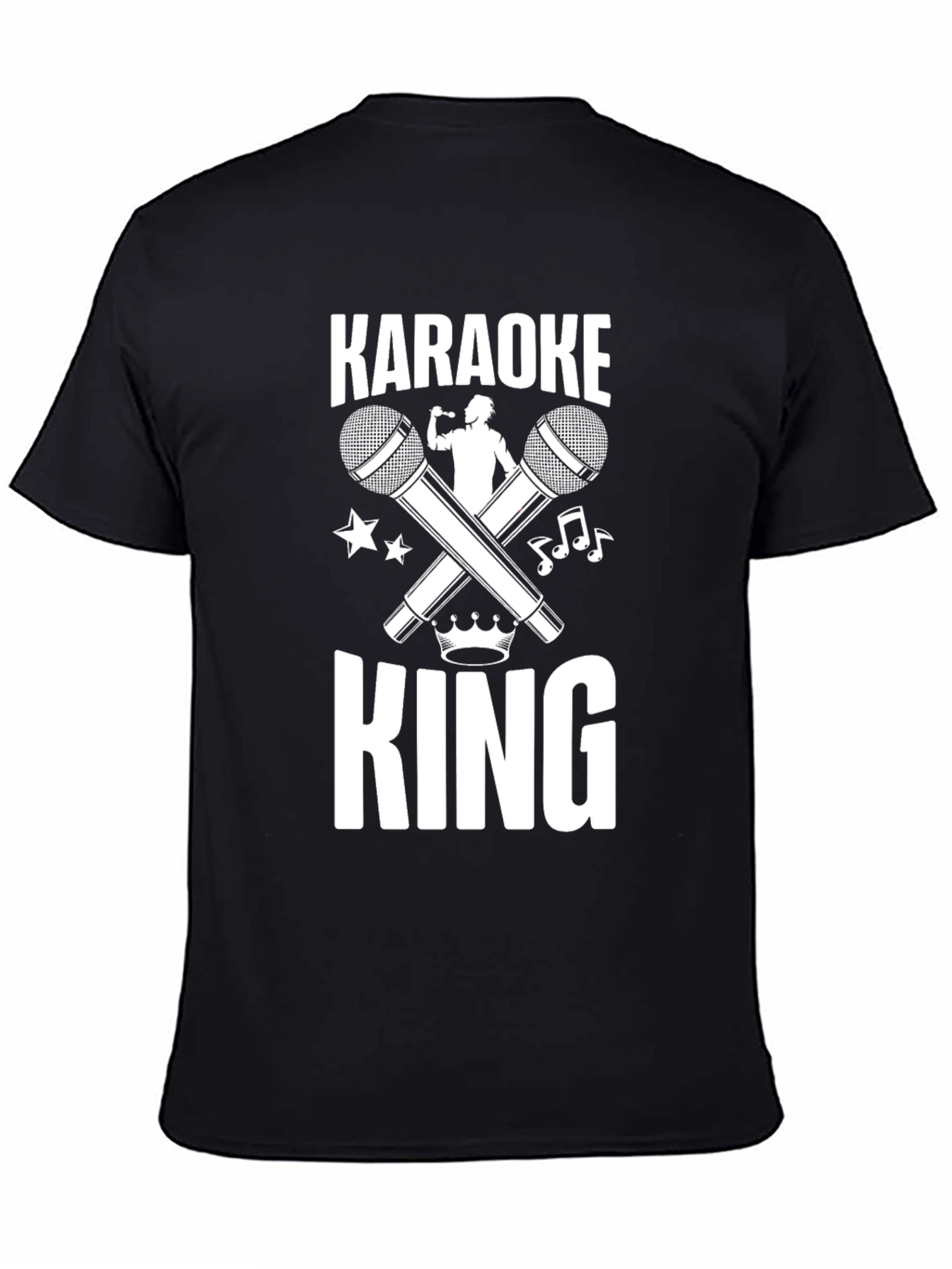 Karaoke King Graphic T-Shirt - Black - 4