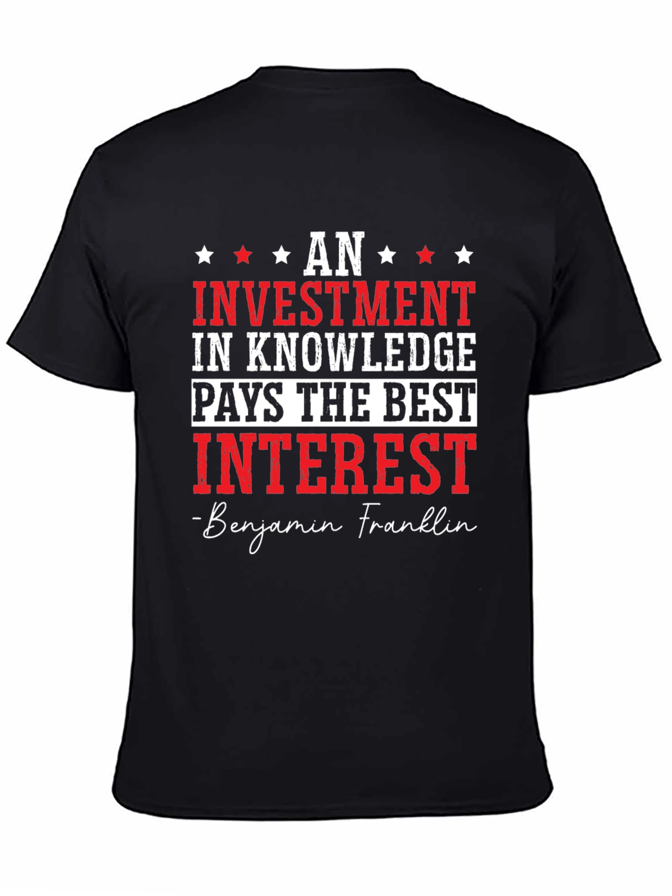 Knowledge Investment T-Shirt - 4