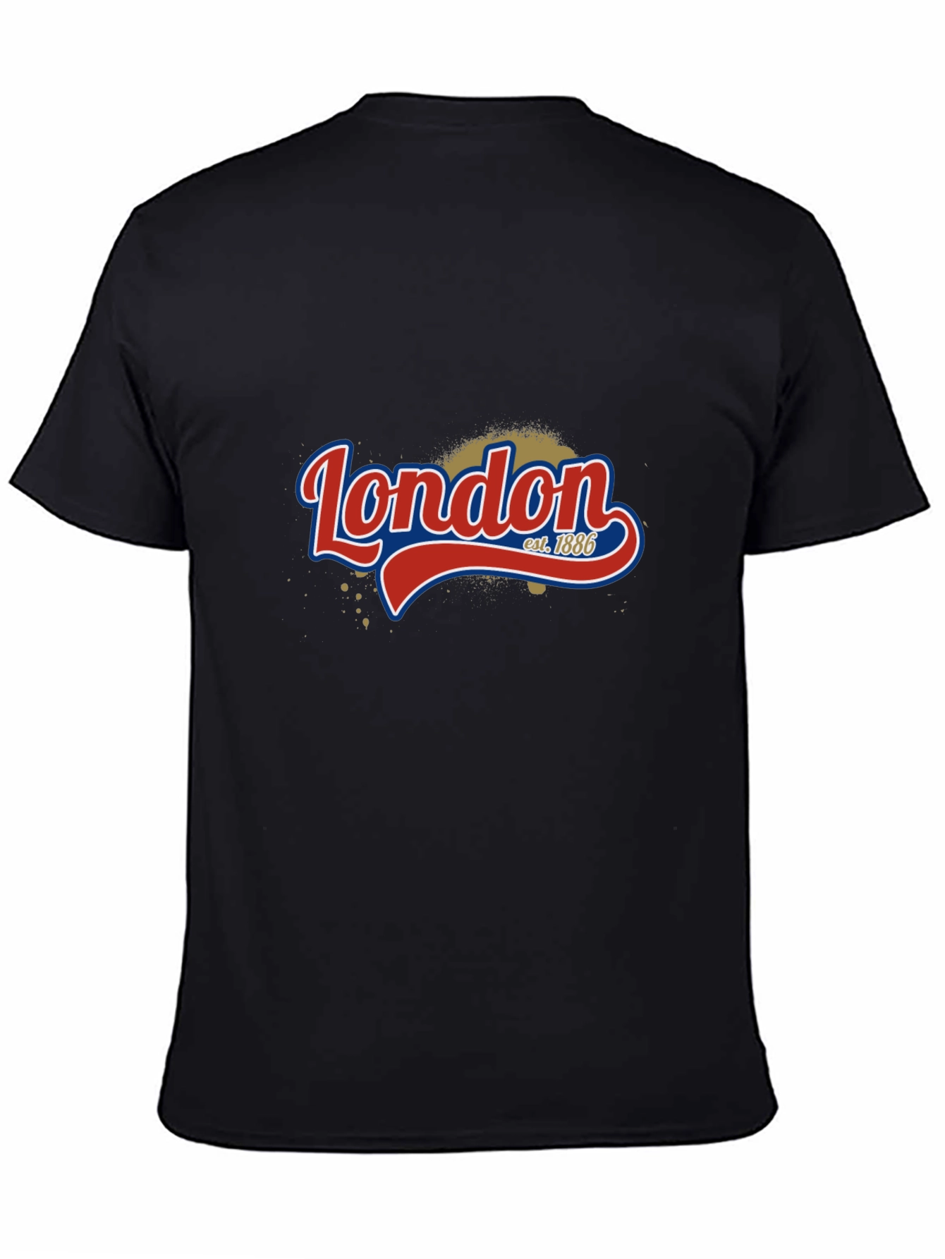 Black London Est. 1886 Graphic Tee - Black view 4