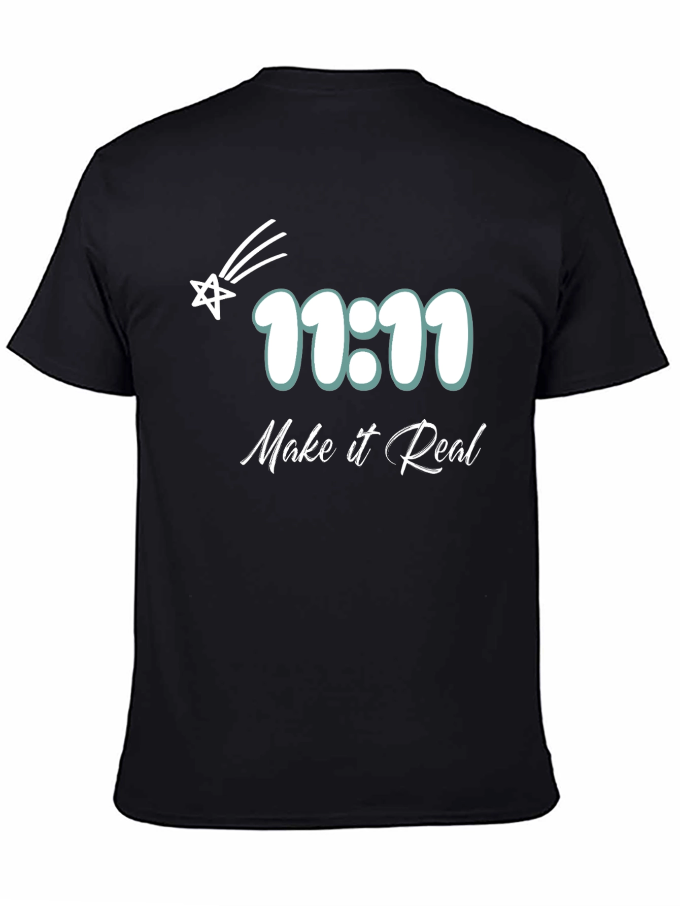 Black 11:11 Make it Real Graphic Tee view 4
