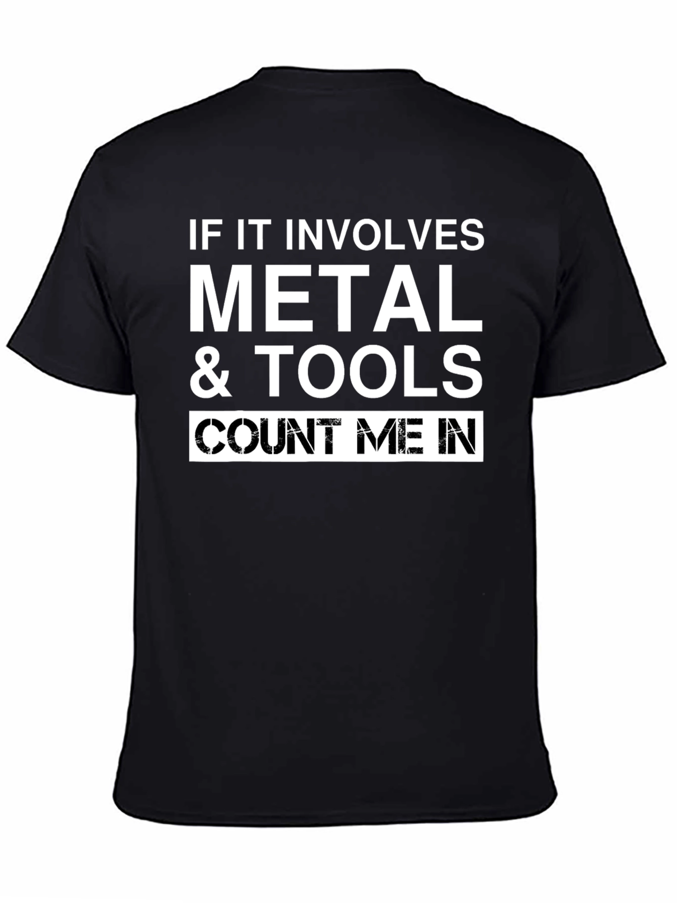 Black Metal & Tools T-Shirt: Count Me In view 4