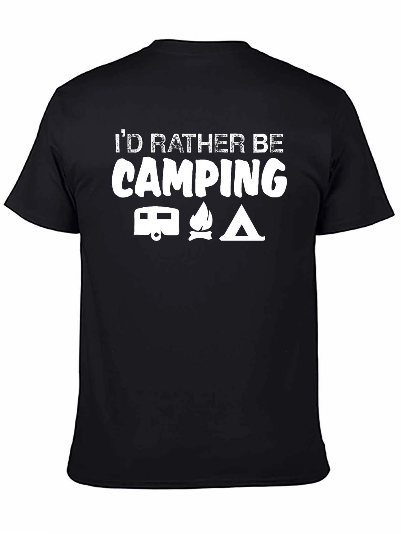 I'd Rather Be Camping Graphic T-Shirt - 4