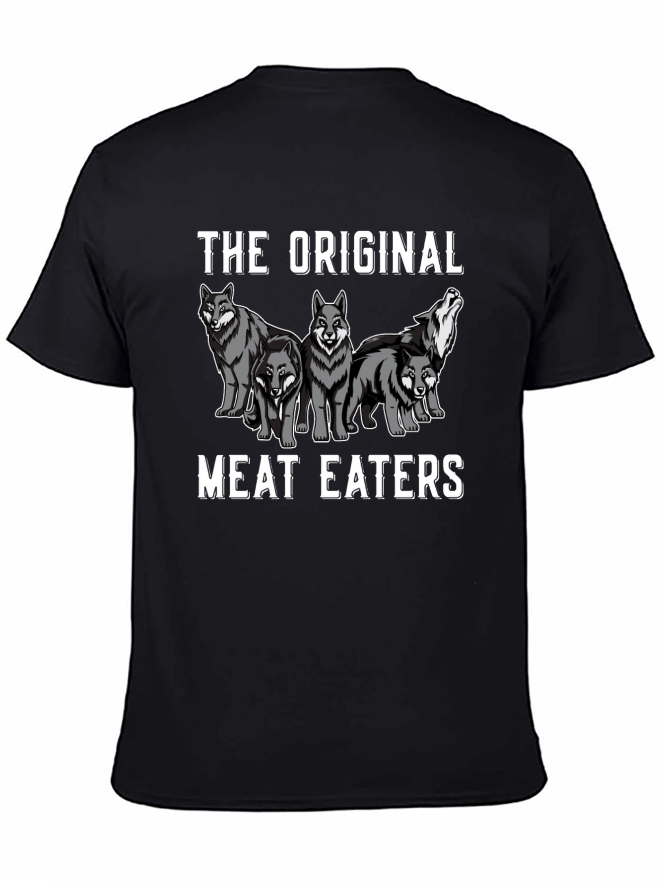 Black The Original Meat Eaters Graphic T-Shirt view 4