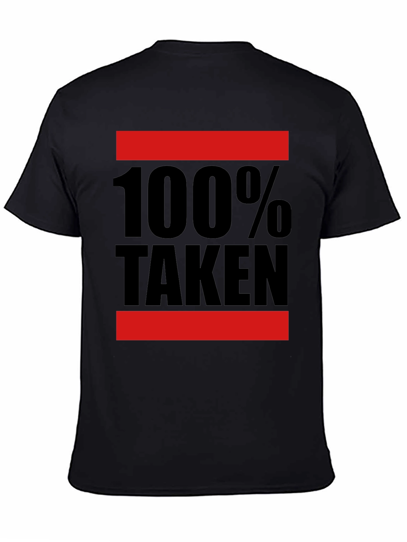 Black 100% Taken Graphic T-Shirt - Black view 4