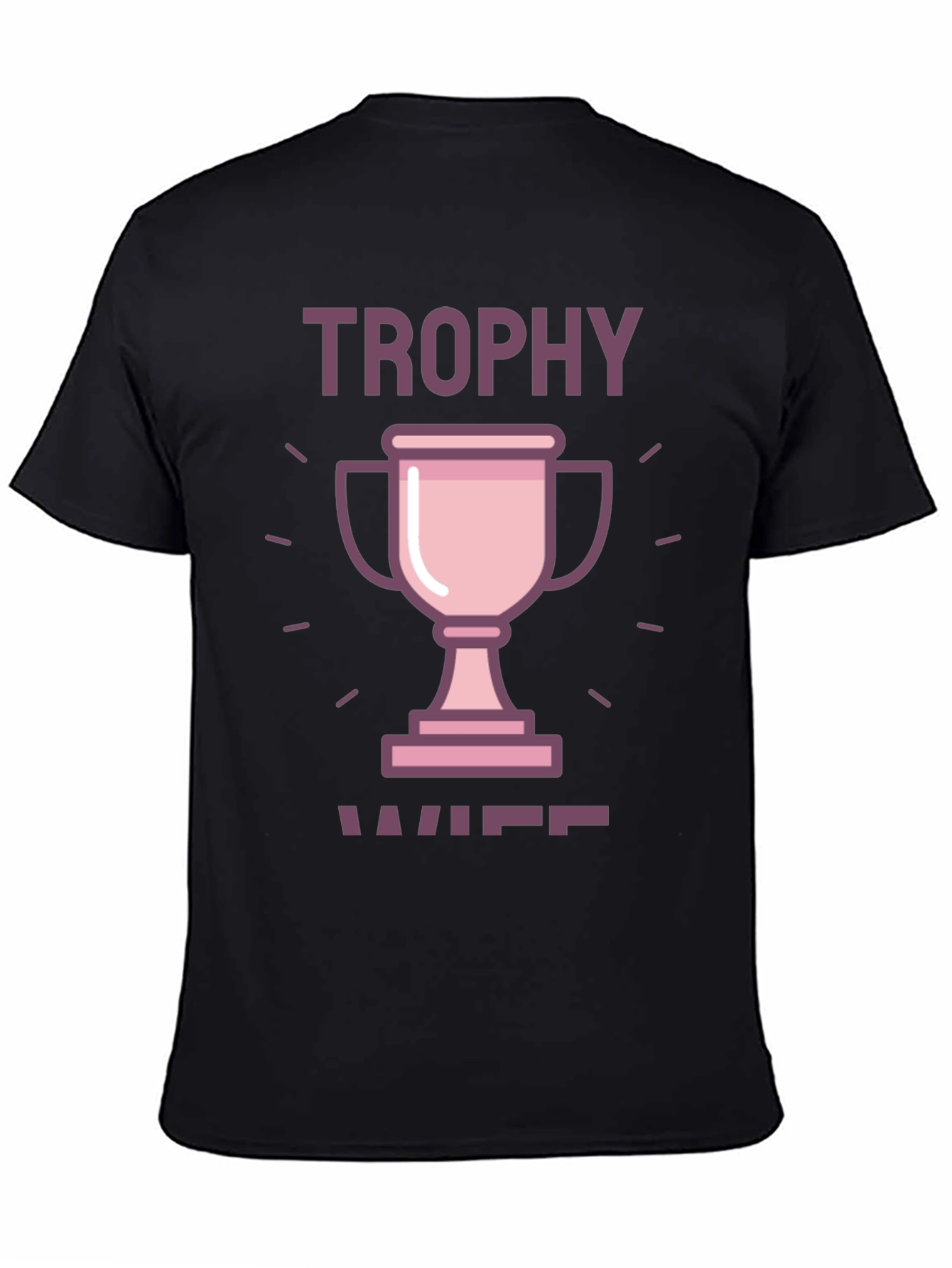 Black Trophy Wife Graphic Tee view 4