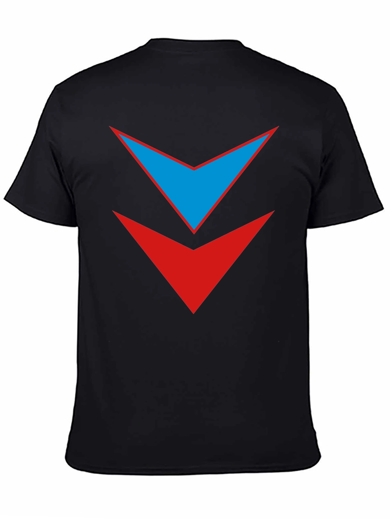 Black Dual Arrow Graphic Tee - Stylish Casual Wear view 4