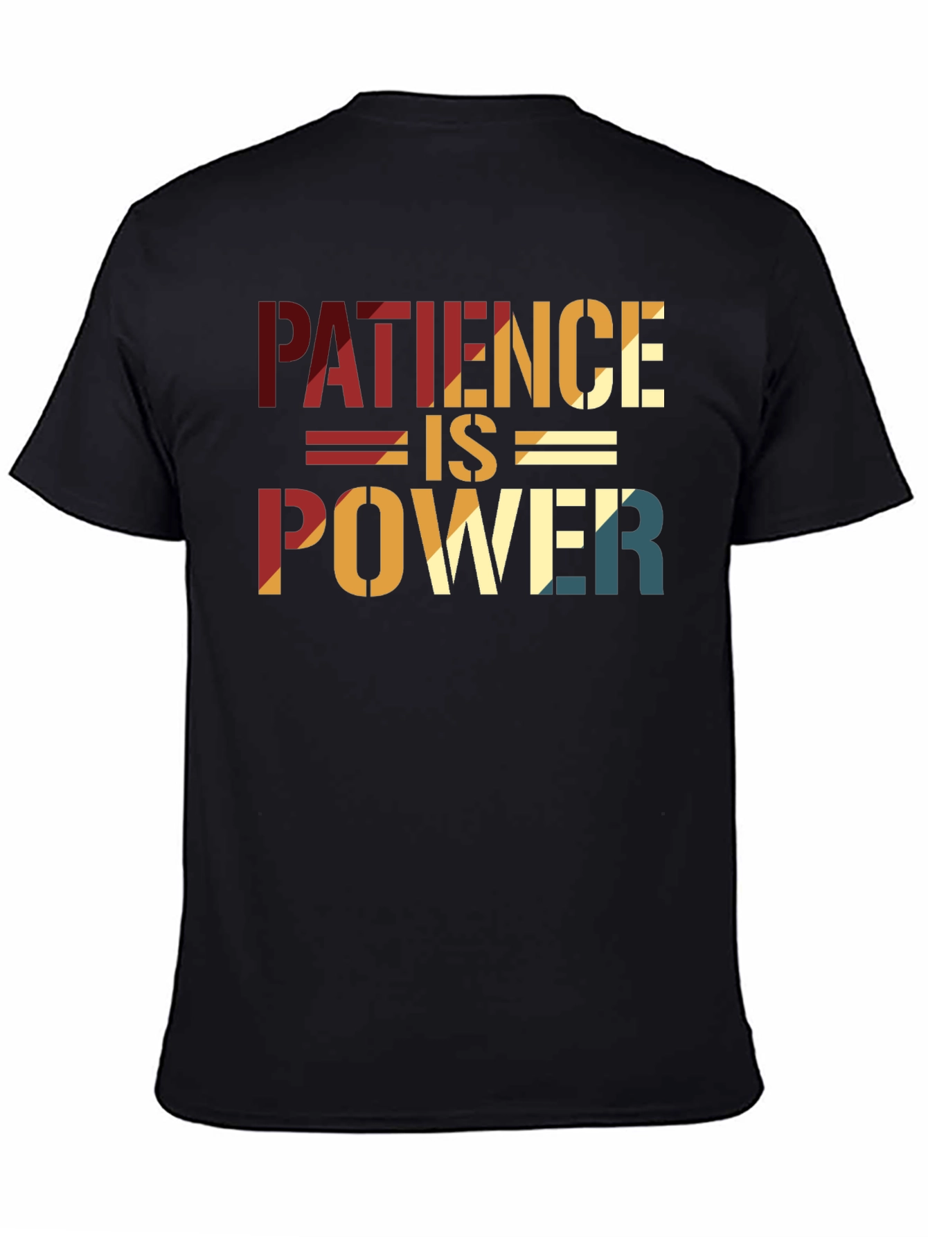 Black Patience is Power Graphic Tee view 4