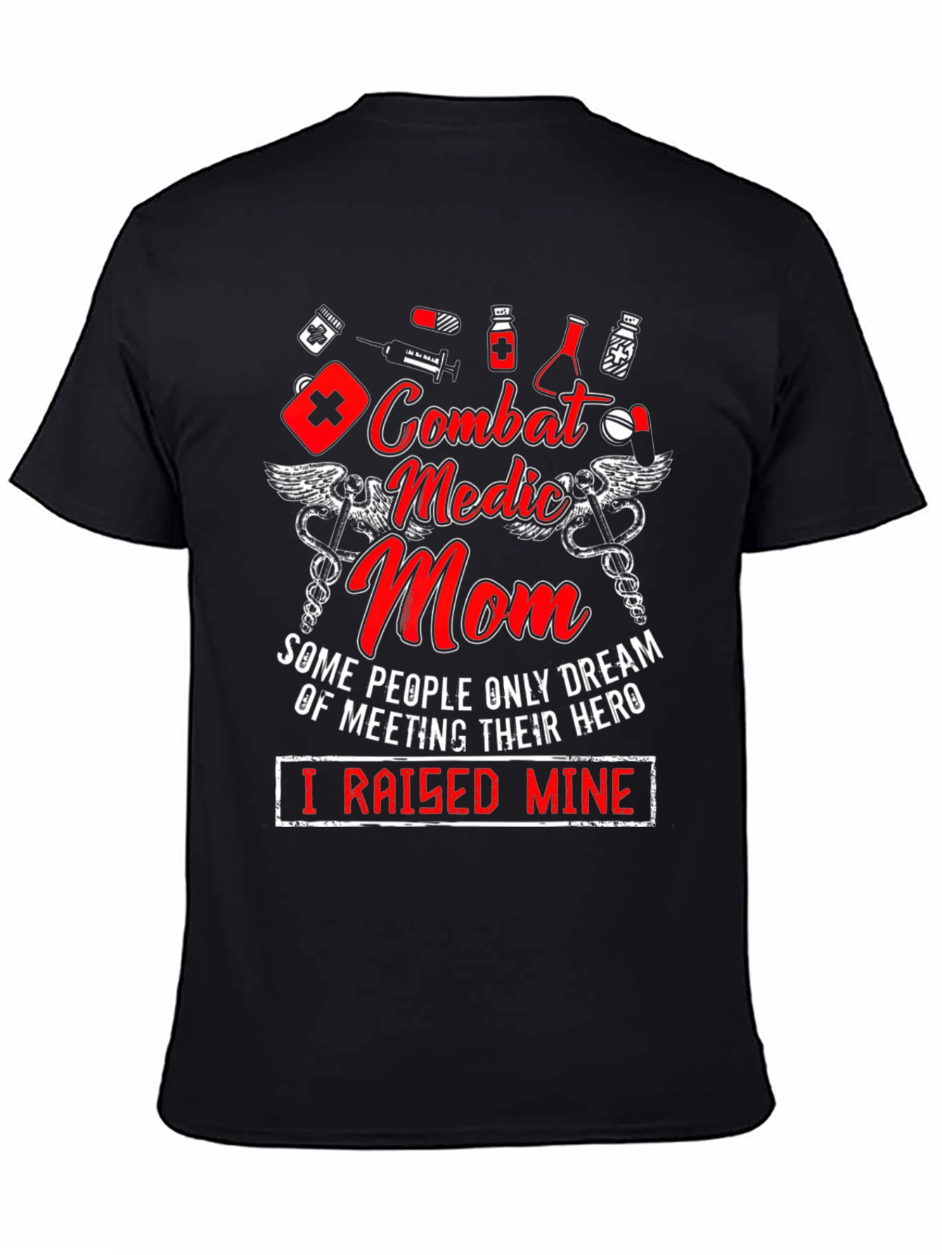 Combat Medic Mom Graphic Tee - 4
