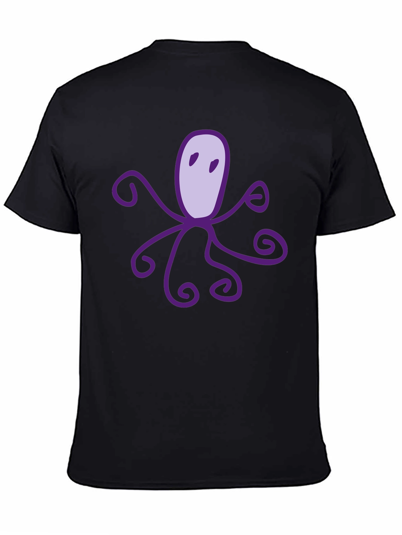 Black Octopus Graphic T-Shirt - Soft Cotton Tee view 4