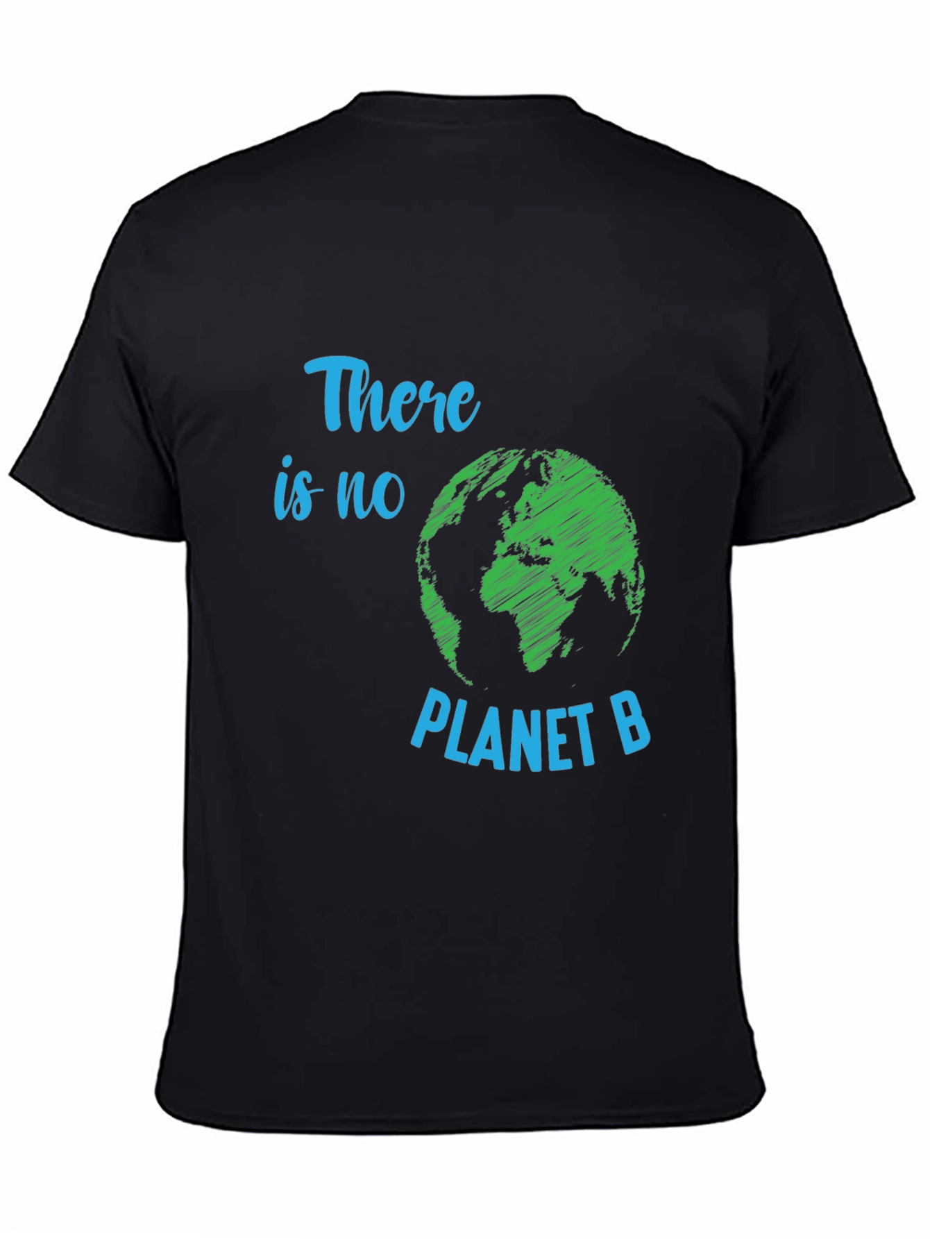 Black There is No Planet B Graphic T-Shirt view 4