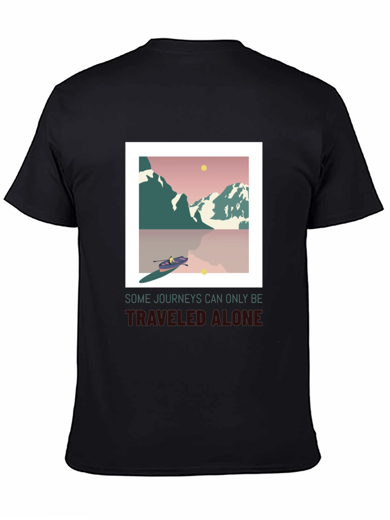 Solo Journey Graphic T-Shirt - Unisex Adventure Tee - 4