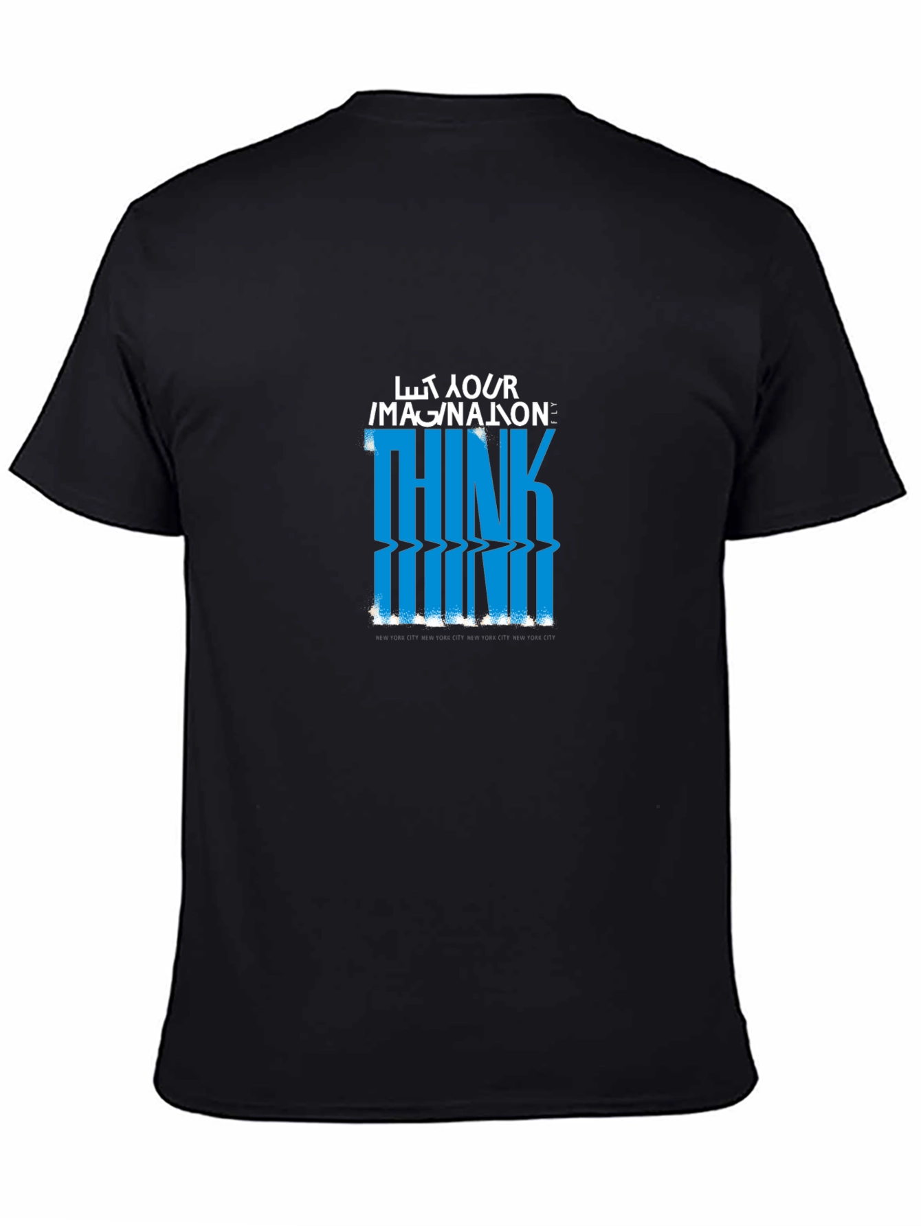 Black Think Mind Graphic Tee - Premium Cotton view 4