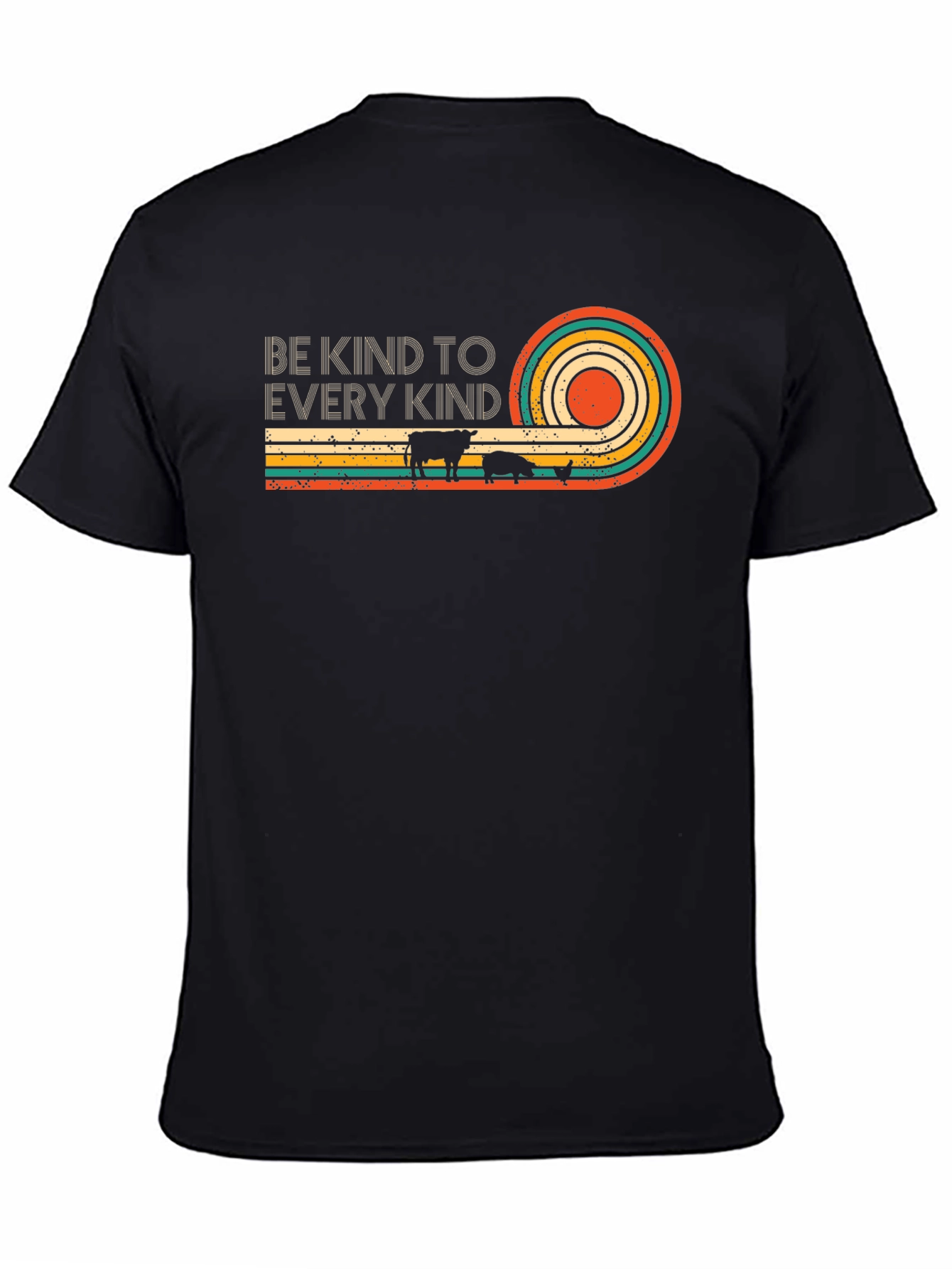Black Be Kind to Every Kind Tee view 4