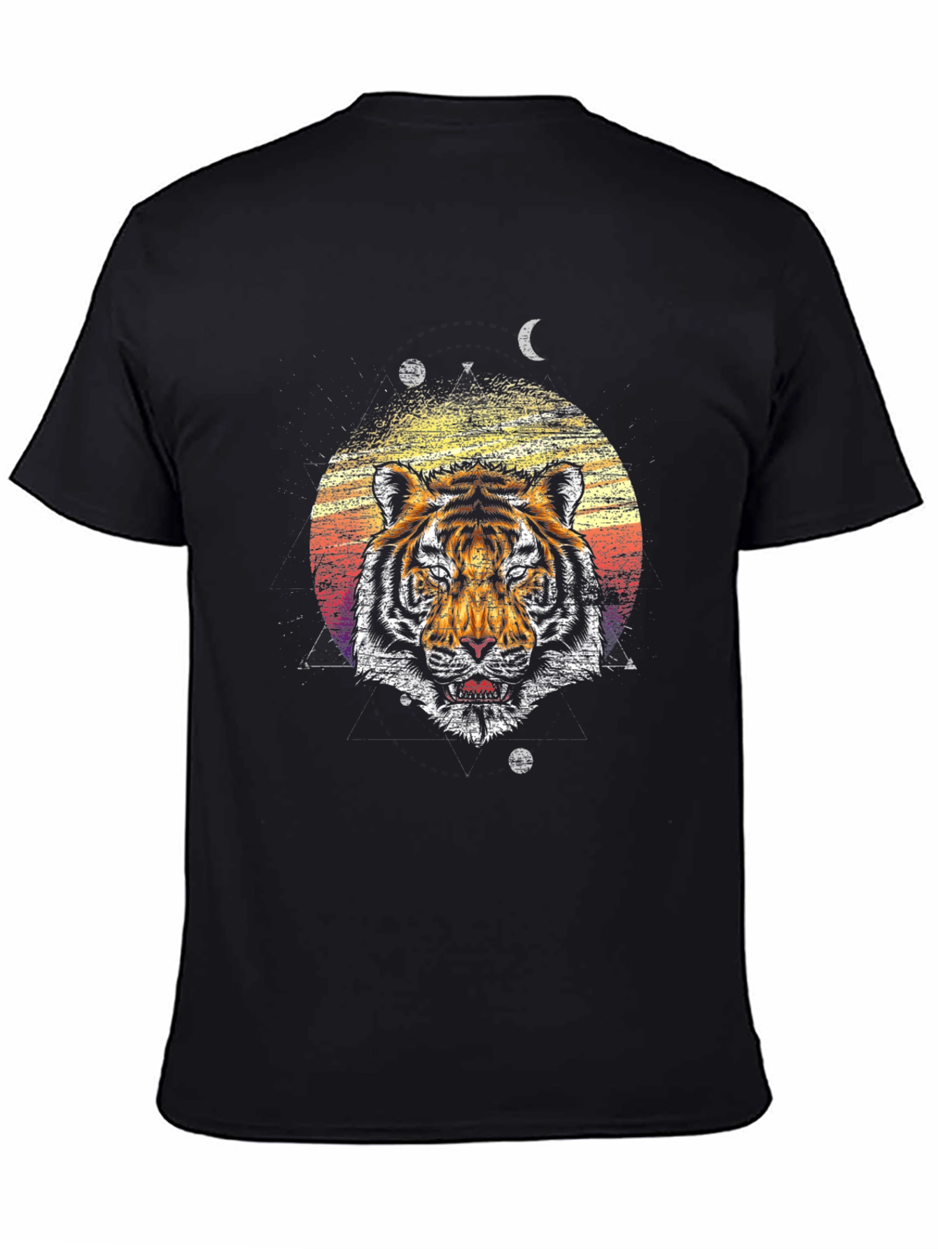 Black Tiger Graphic Tee - Cool Animal Design Shirt view 4