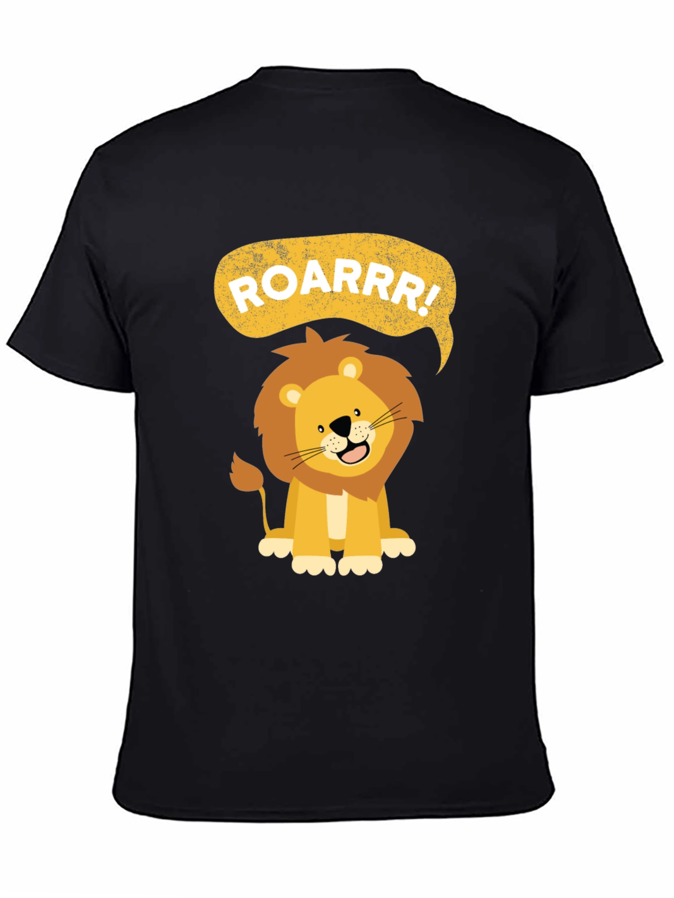 Black Lion "ROARRR" Graphic T-Shirt view 4