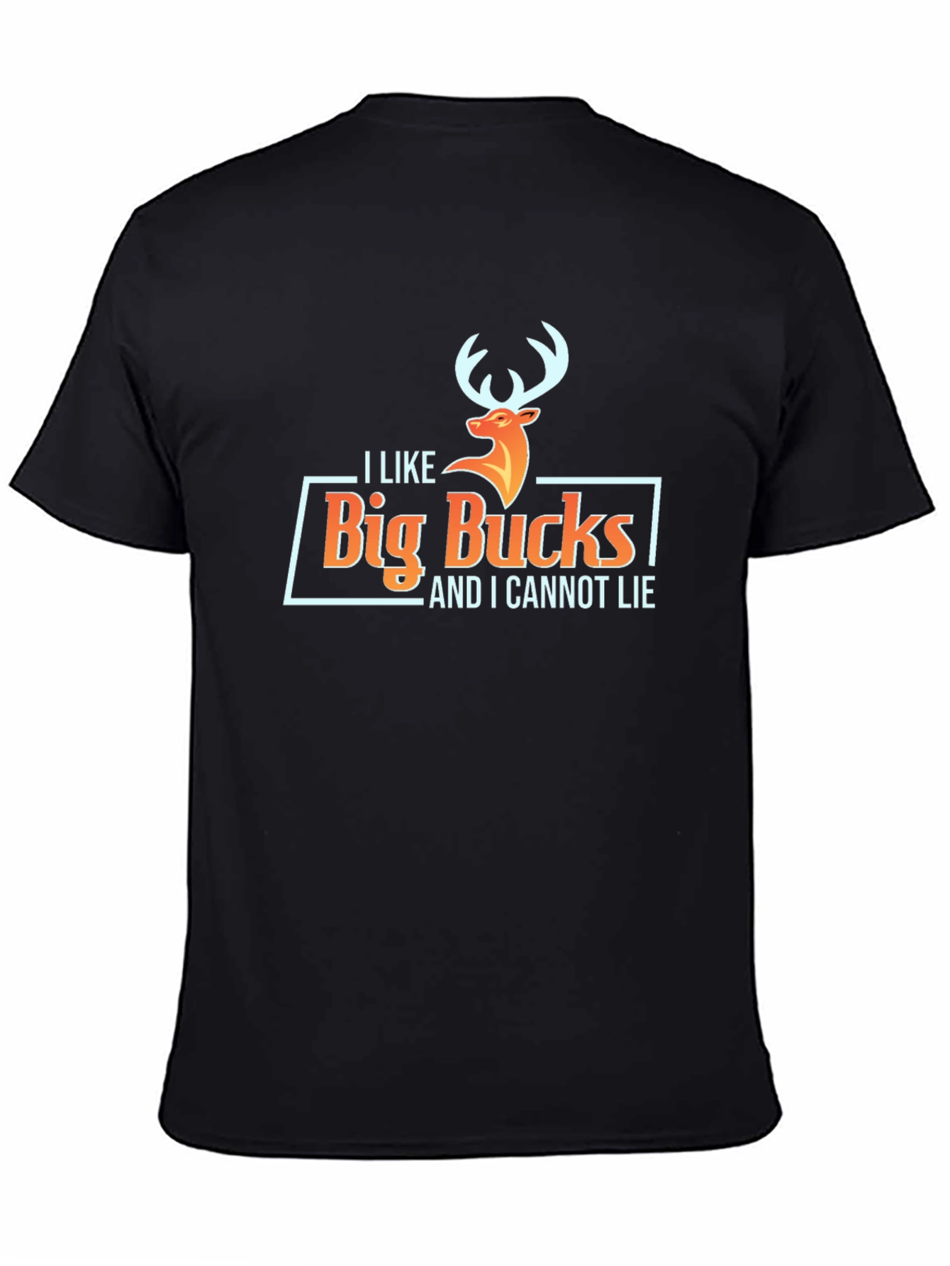 Black I Like Big Bucks T-Shirt view 4
