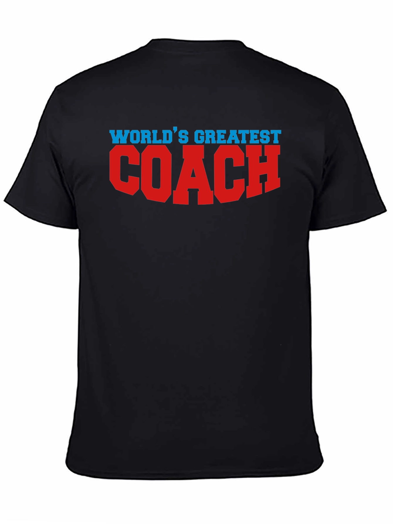 Black World's Greatest Coach T-Shirt - Black view 4