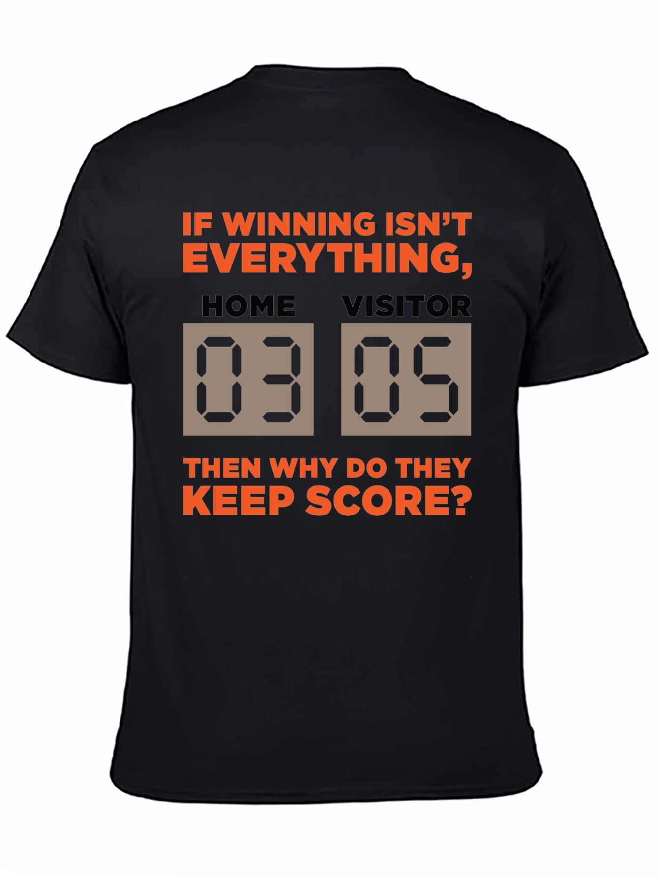Black Winning Isn't Everything T-Shirt view 4