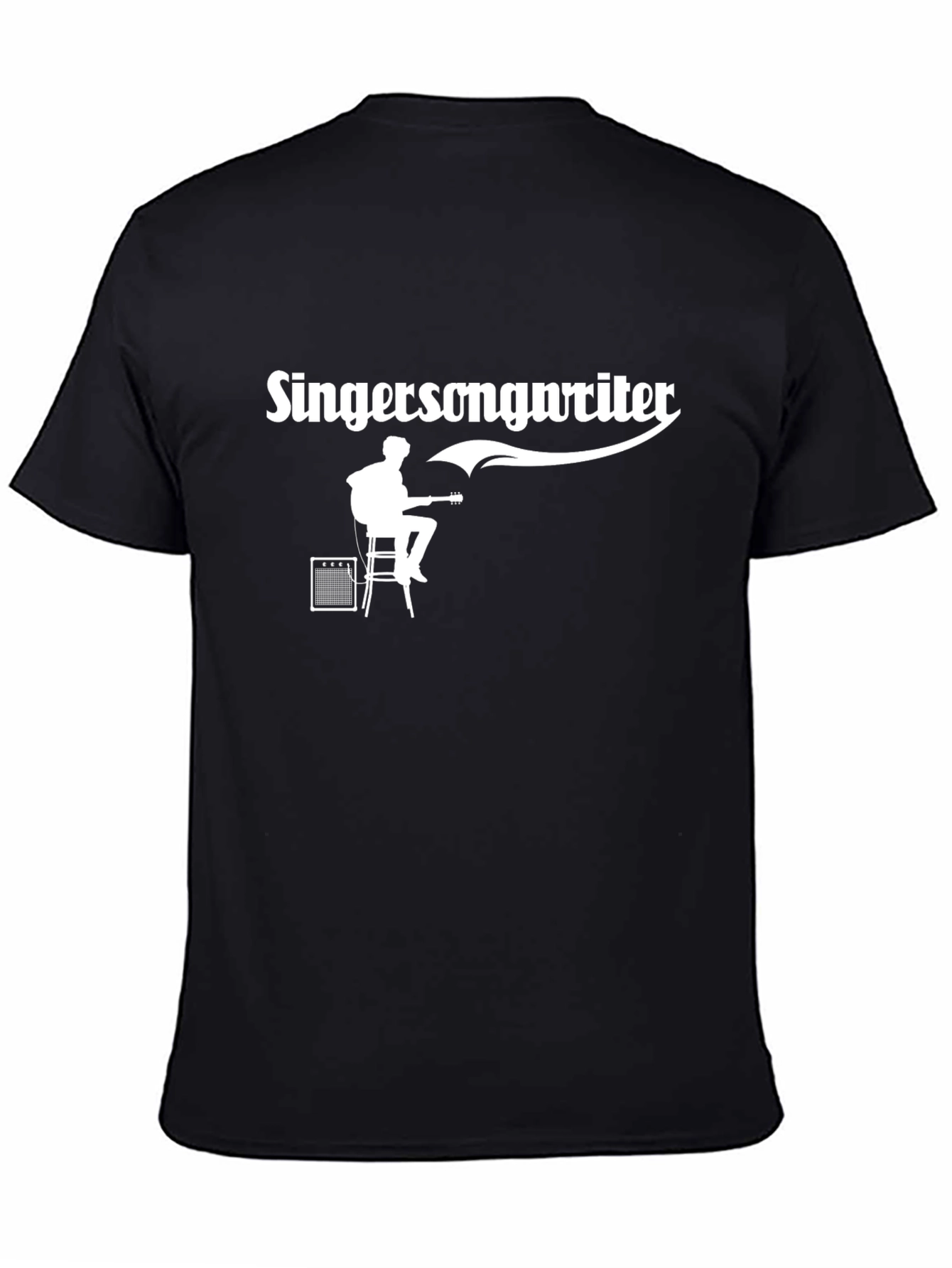 Black Singer Songwriter Graphic T-Shirt view 4