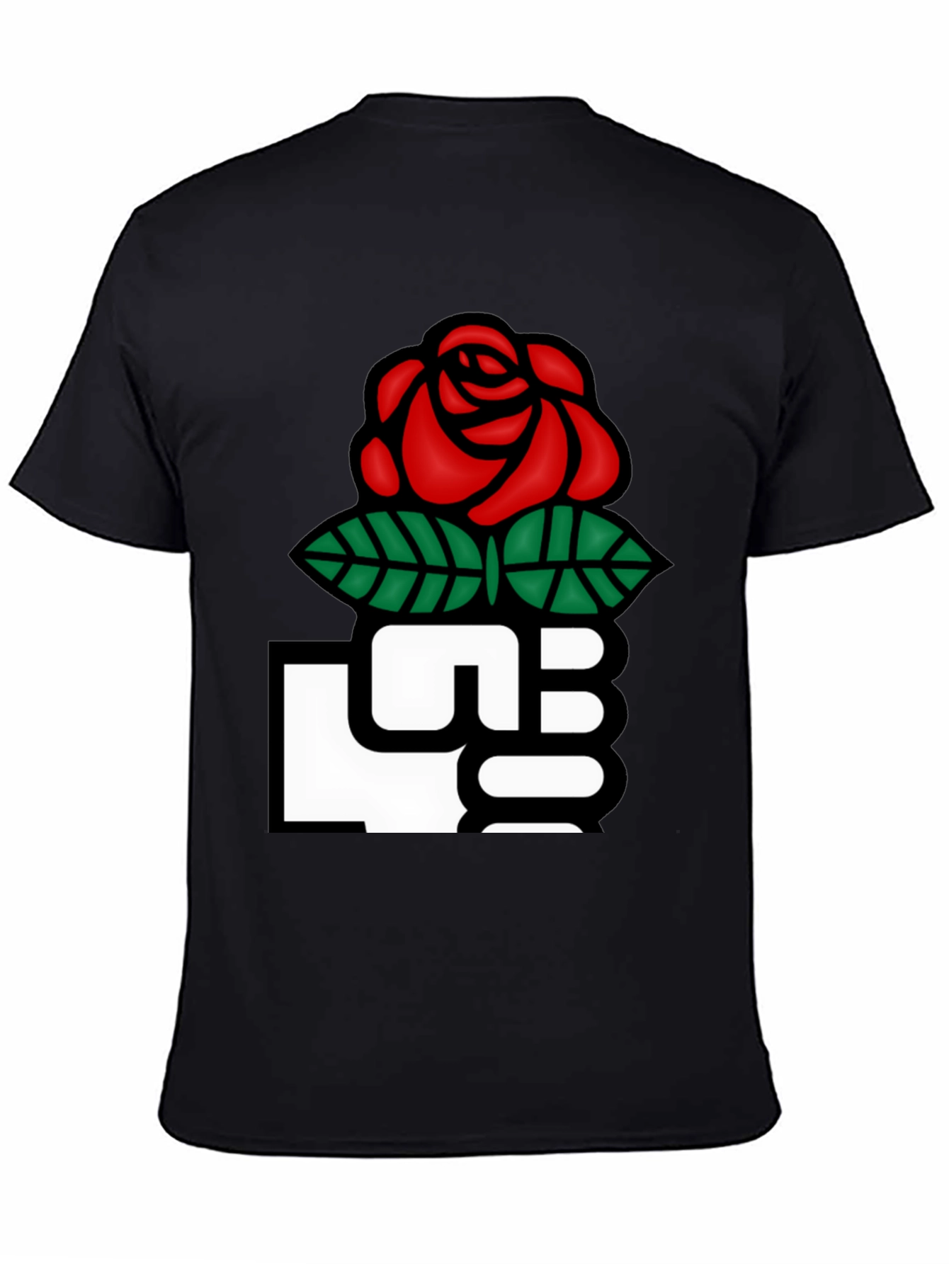 Black Rose Fist Graphic T-Shirt view 4