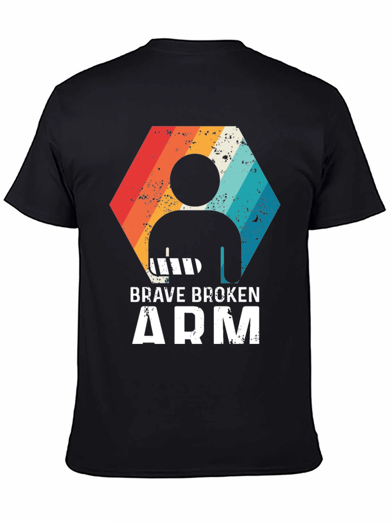 Black Brave Broken Arm T-Shirt view 4