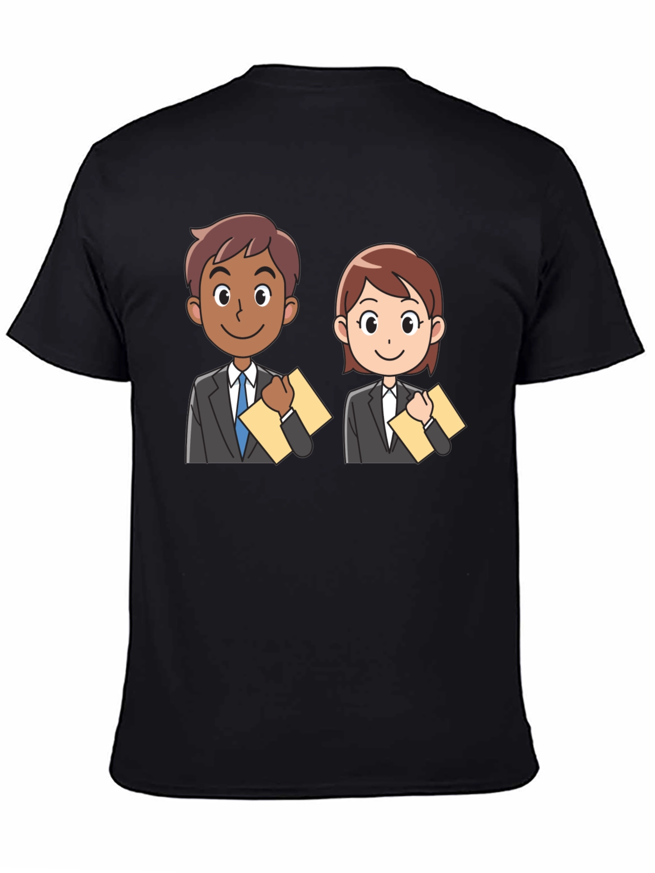 Black Cartoon Professionals Graphic Tee view 4