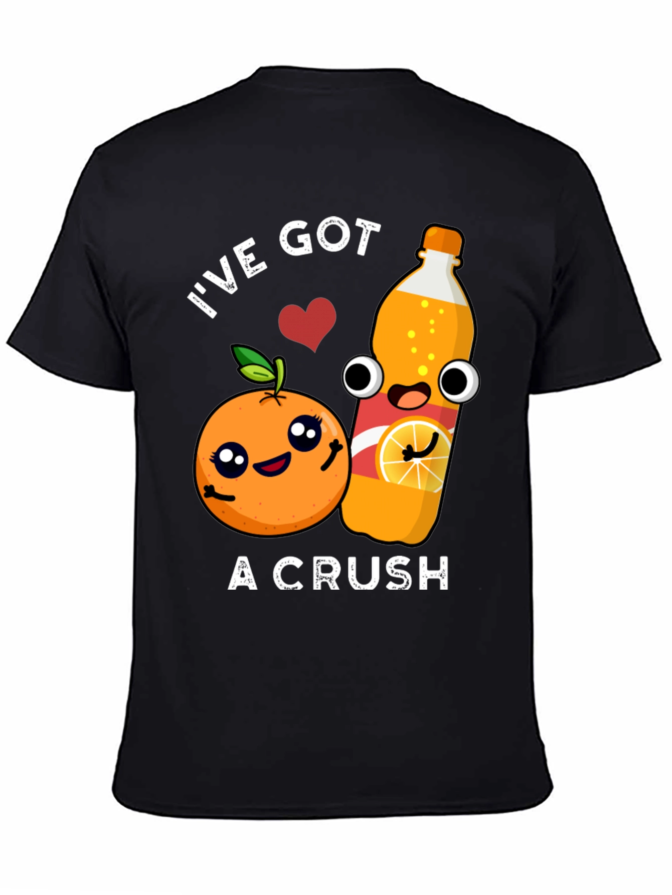 Black I've Got A Crush Graphic Tee view 4