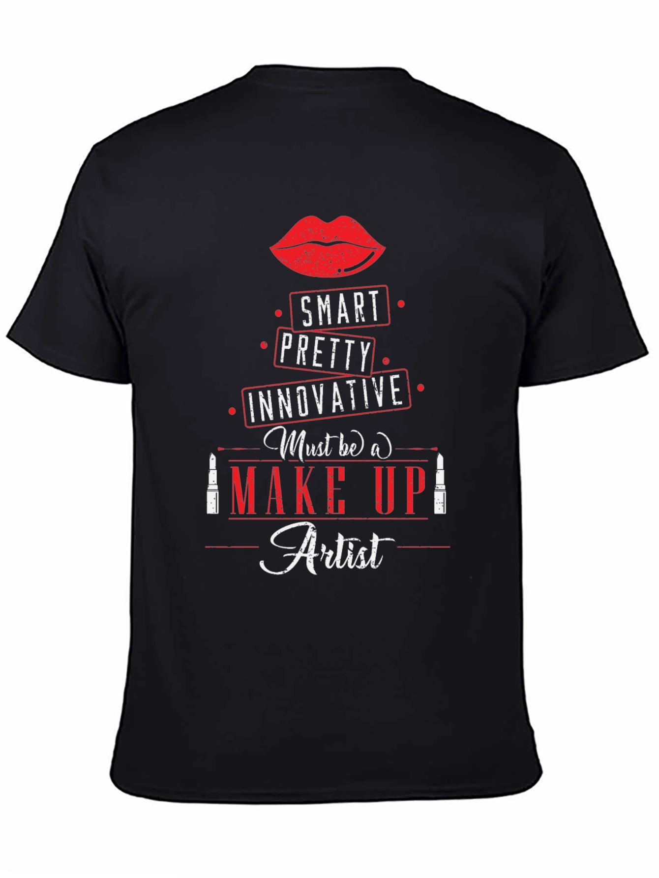 Smart Makeup Artist Graphic Tee - Black - 4