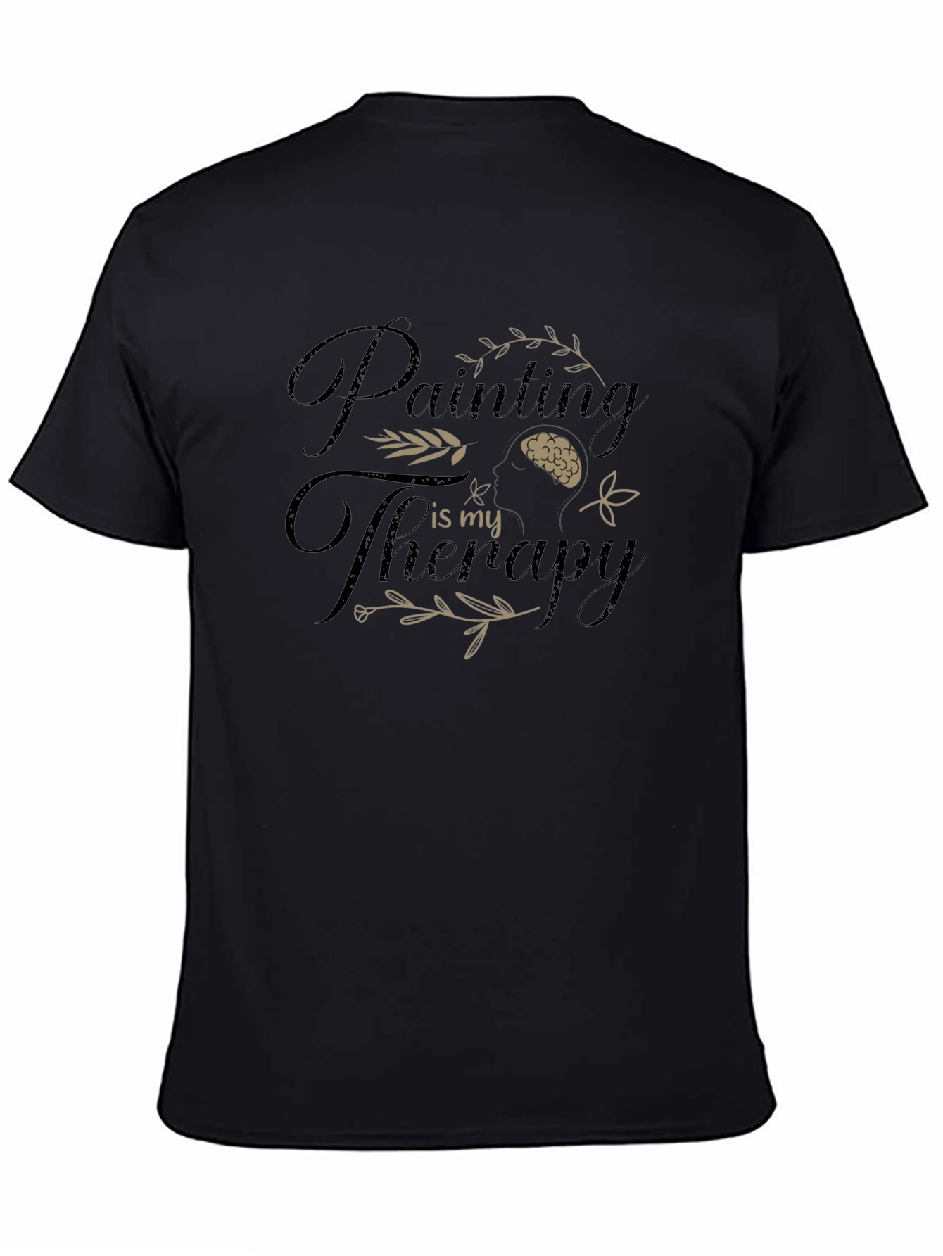 Black Painting is My Therapy Graphic Tee view 4