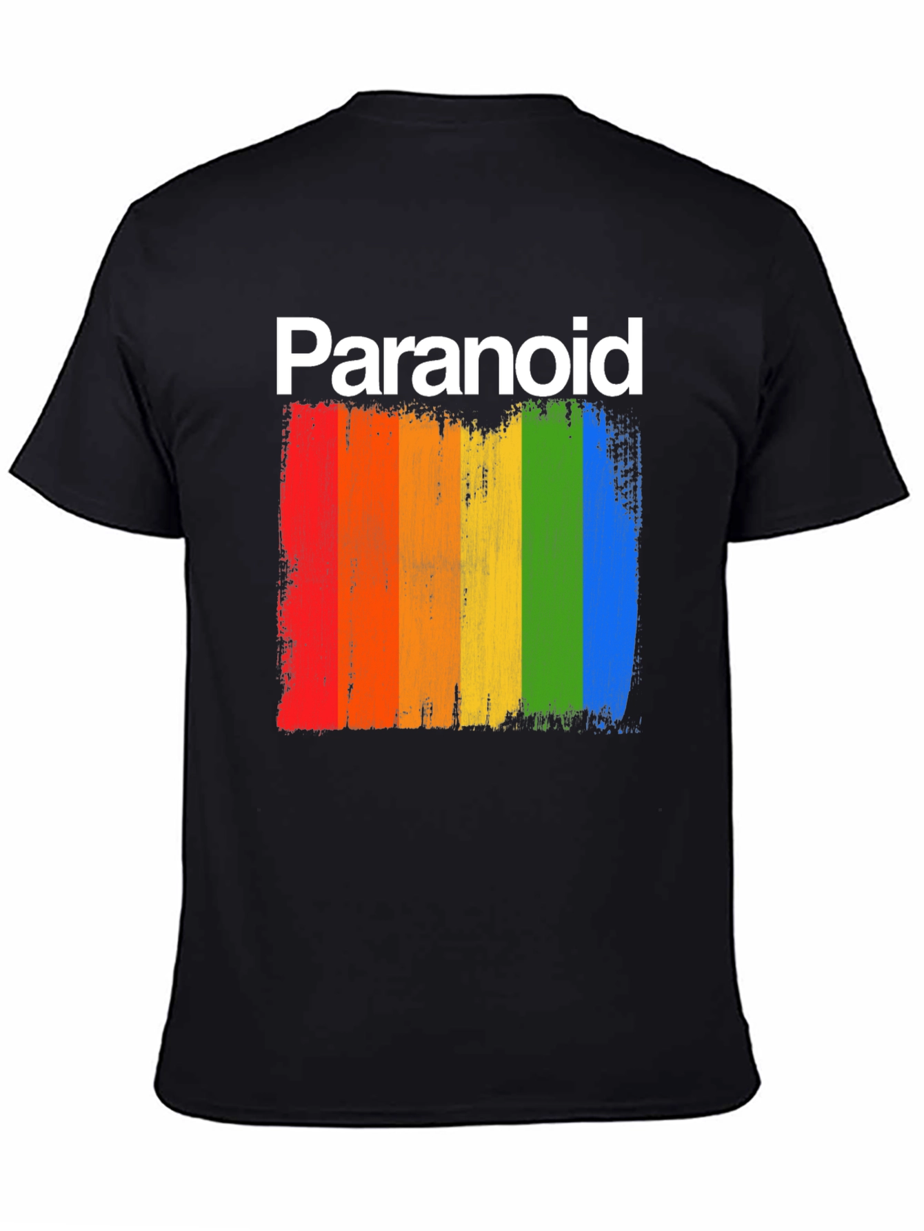 Black Paranoid Pride Graphic T-Shirt - Soft Cotton Blend view 4