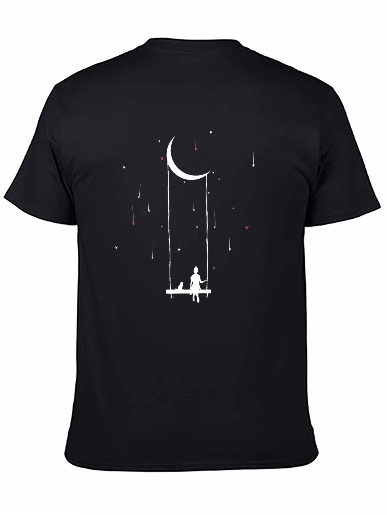 Black Moon Swing Graphic Tee - Stylish Comfort view 4