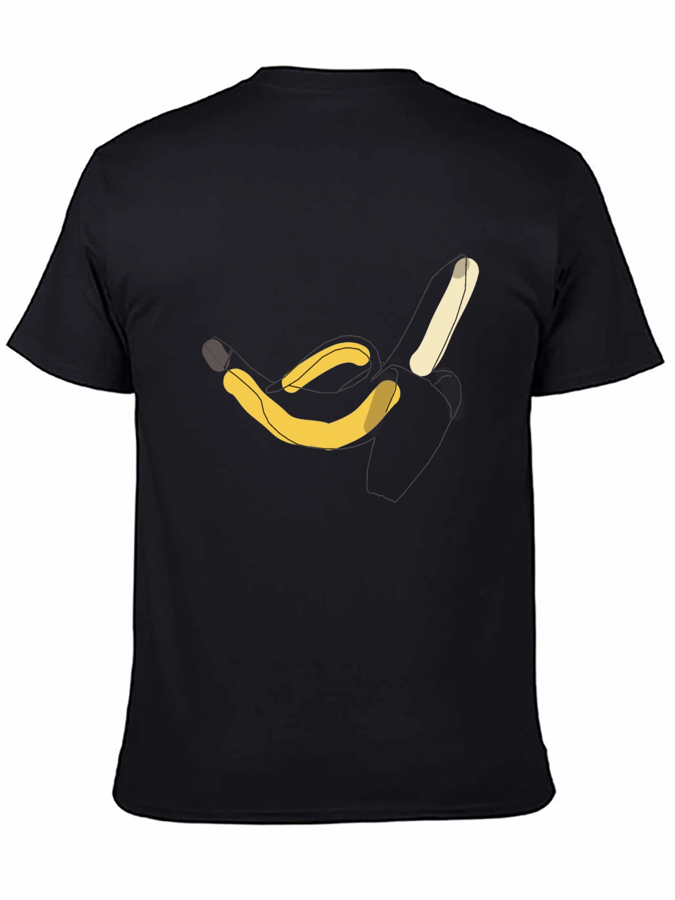 Black Banana Graphic T-Shirt - Casual Cotton Tee view 4