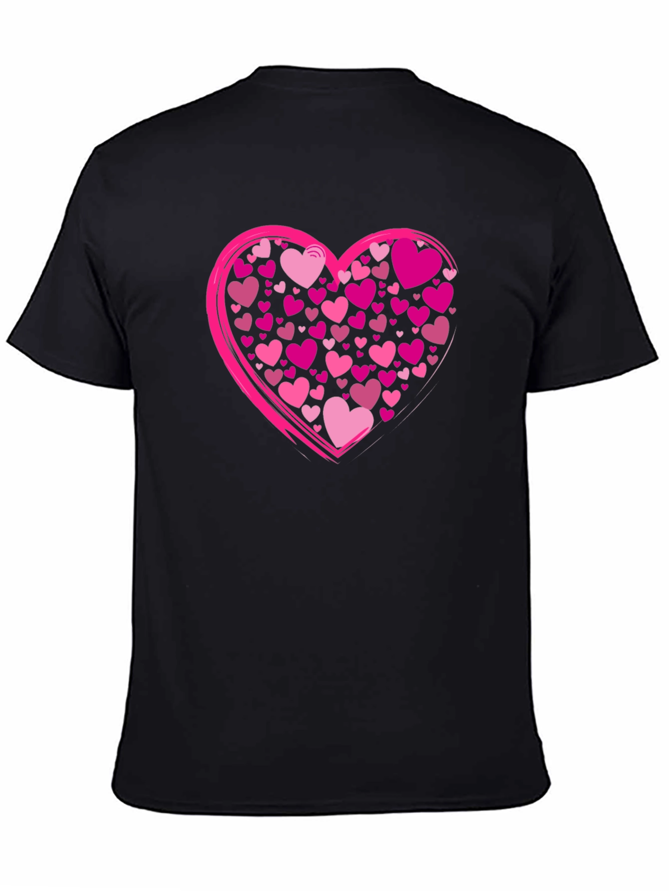 Black Heart Full of Love Graphic T-Shirt view 4