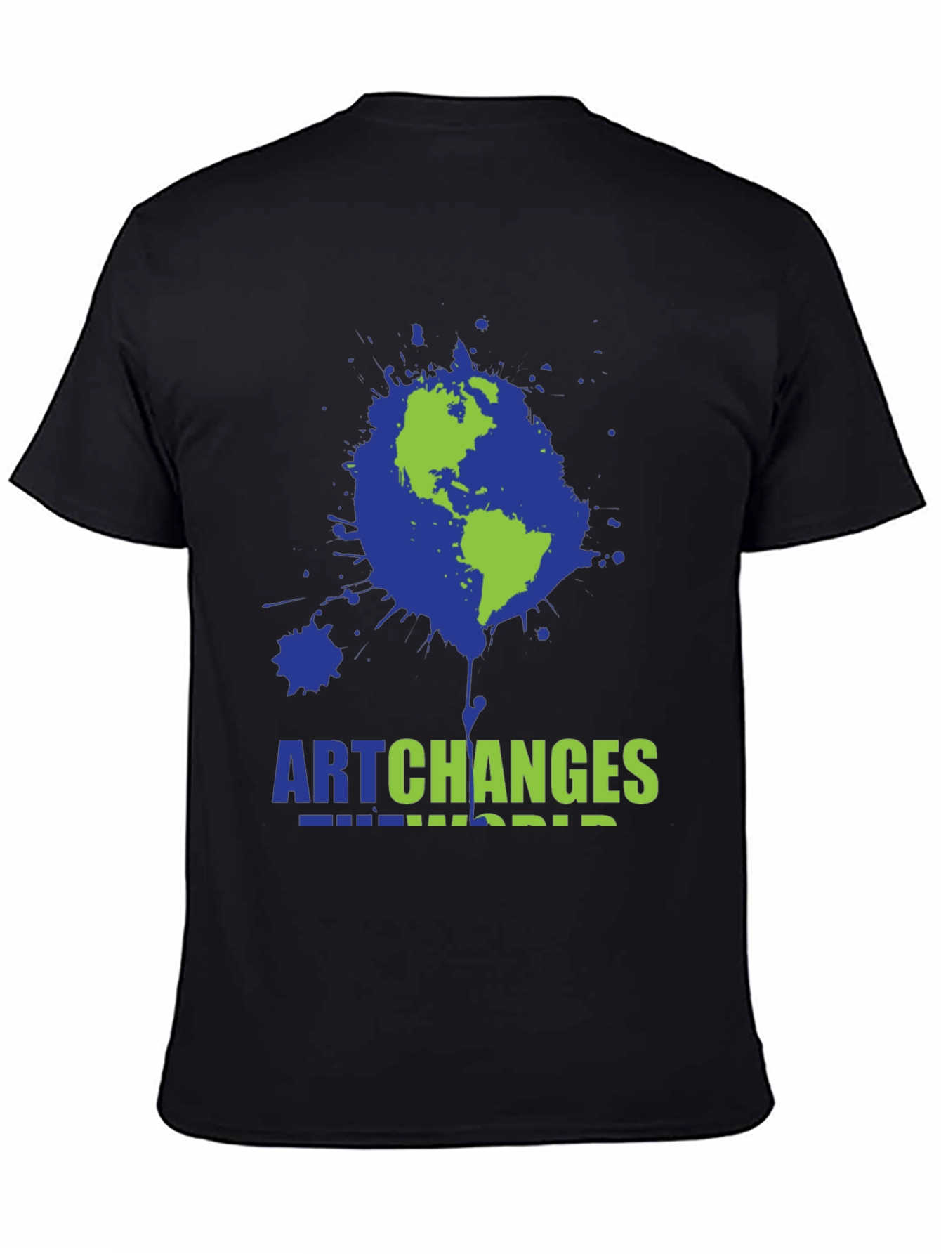 Black Art Changes the World Graphic Tee view 4