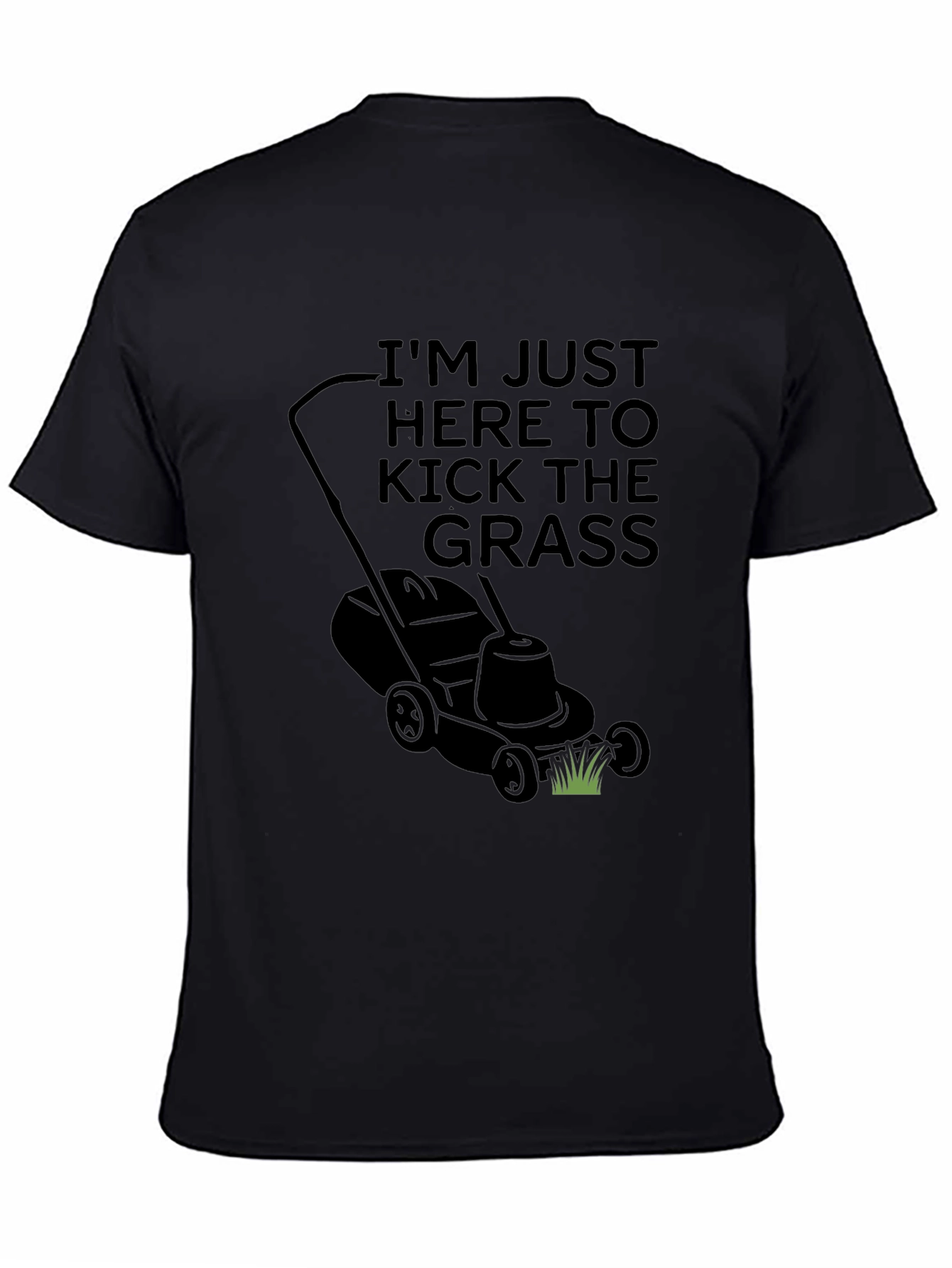 Black Kick the Grass T-Shirt view 4