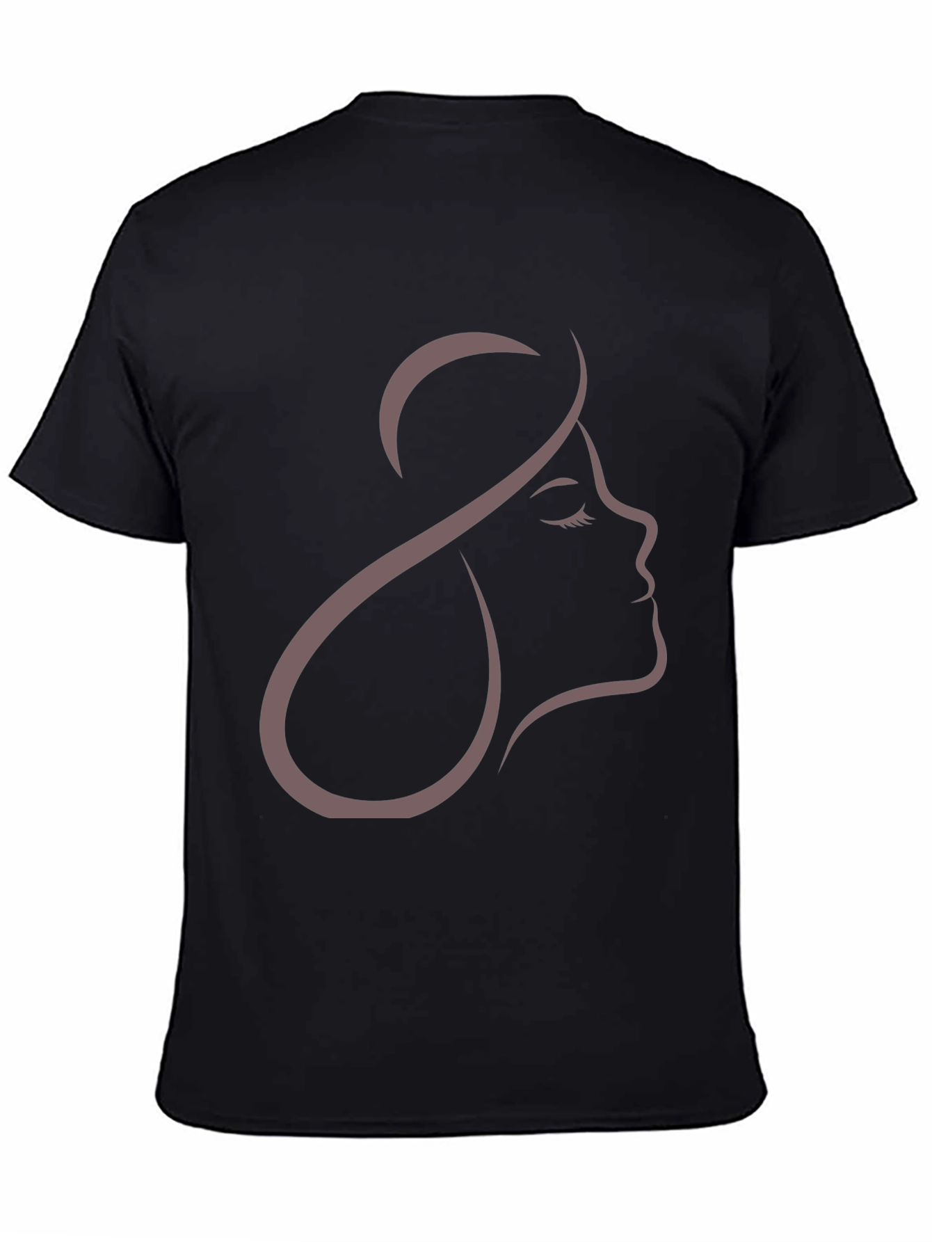 Elegant Woman Silhouette Graphic T-Shirt - 4