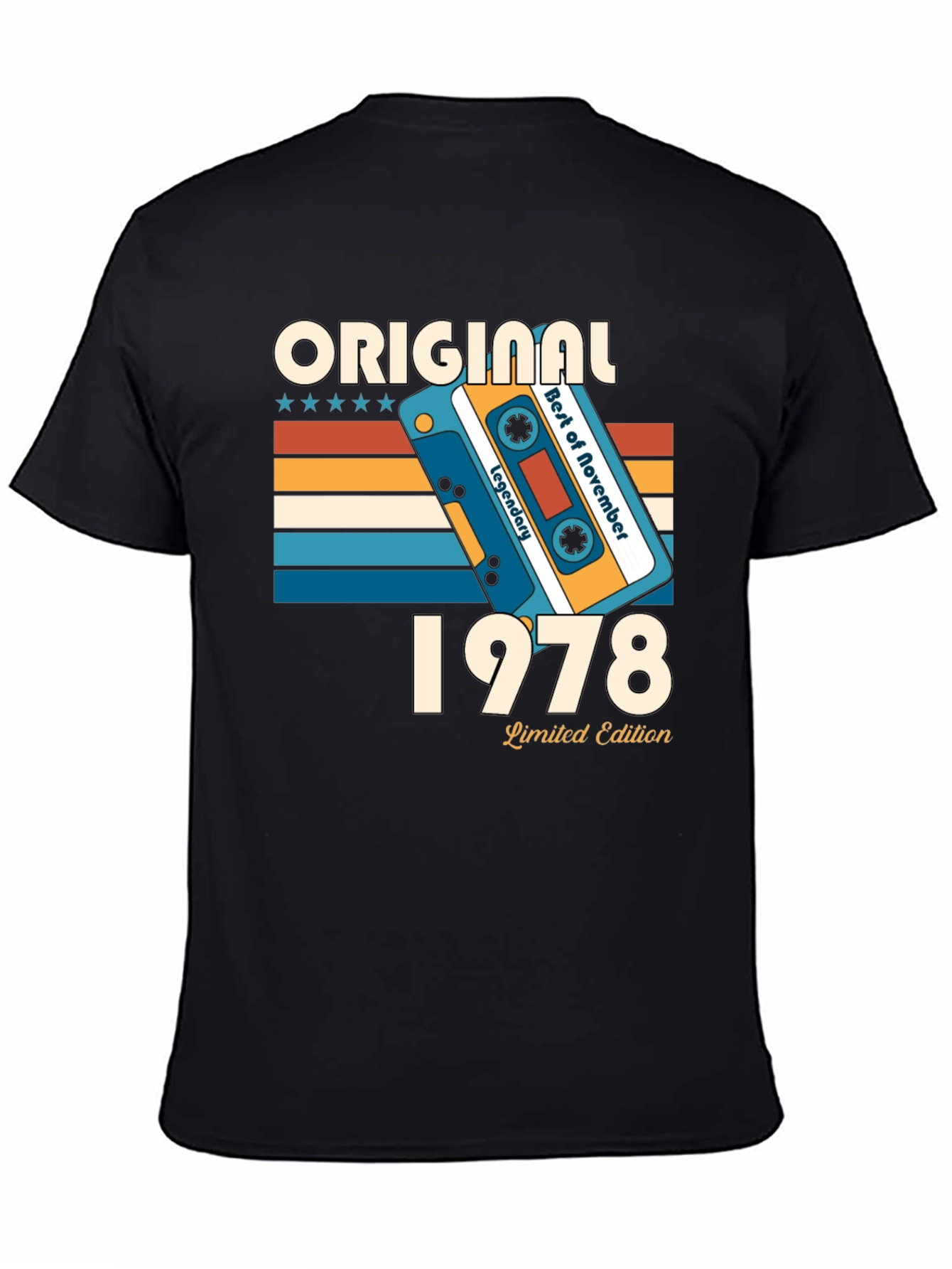 Black Original 1978 Limited Edition T-Shirt view 4