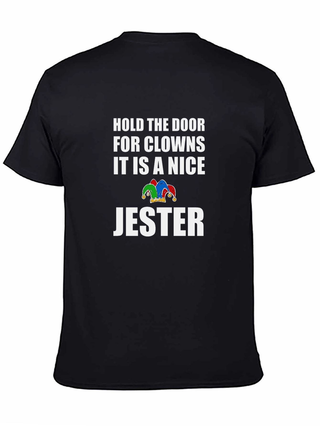 Black Hold the Door Jester Graphic Tee view 4