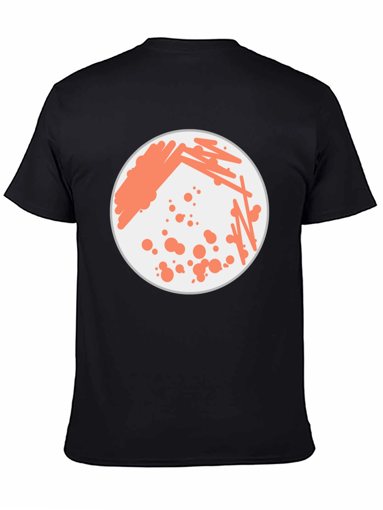 Black Bacterial Culture Graphic Tee - Science Inspired Apparel view 4