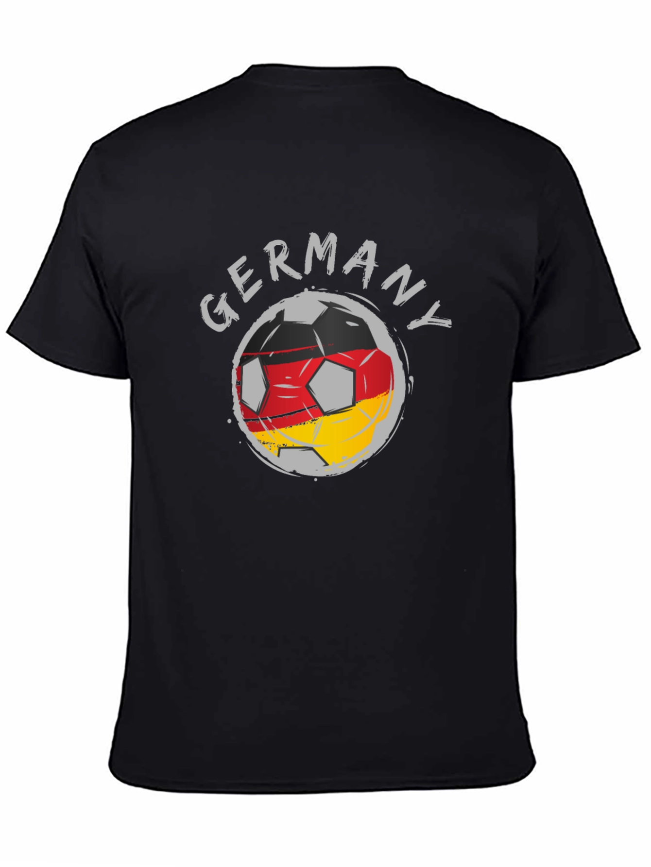 Black Germany Soccer T-Shirt view 4