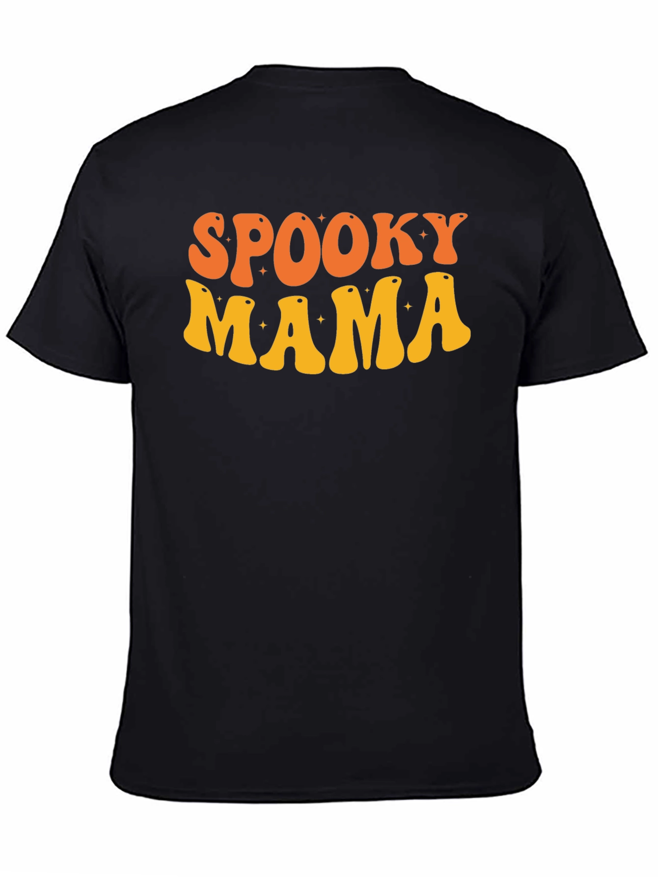Black Spooky Mama Halloween Graphic Tee view 4