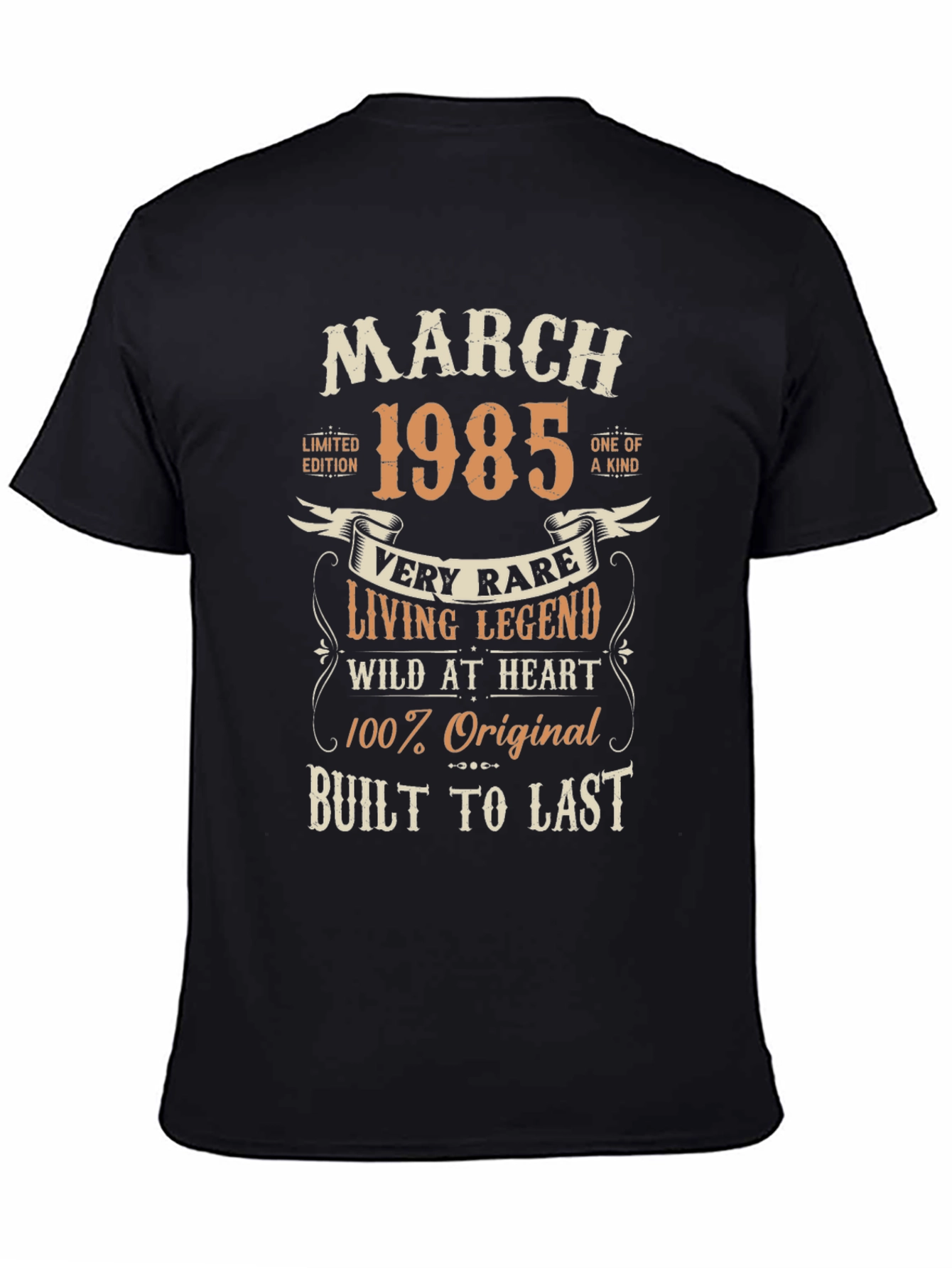 Black March 1985 Legend T-Shirt view 4