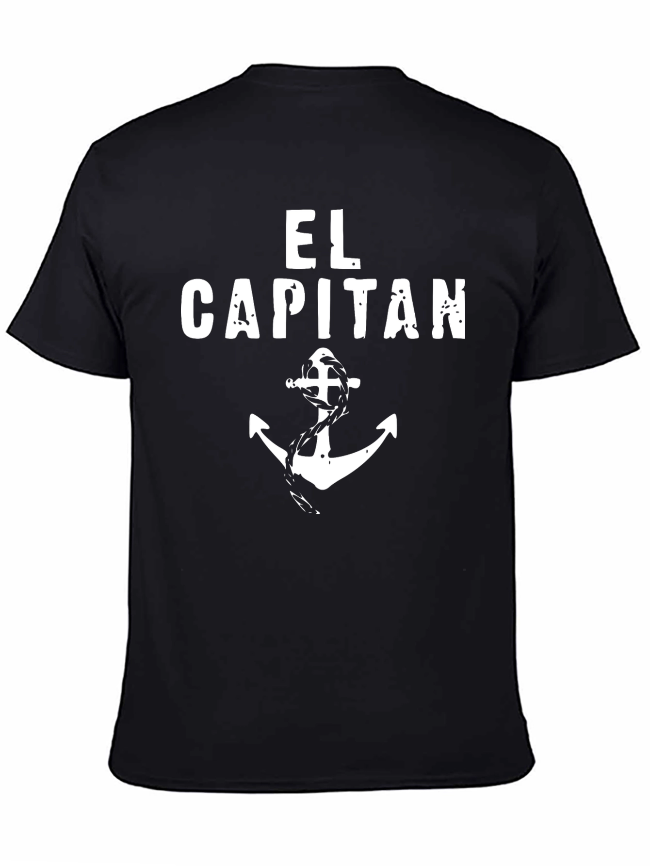 Black El Capitan Anchor Graphic T-Shirt view 4