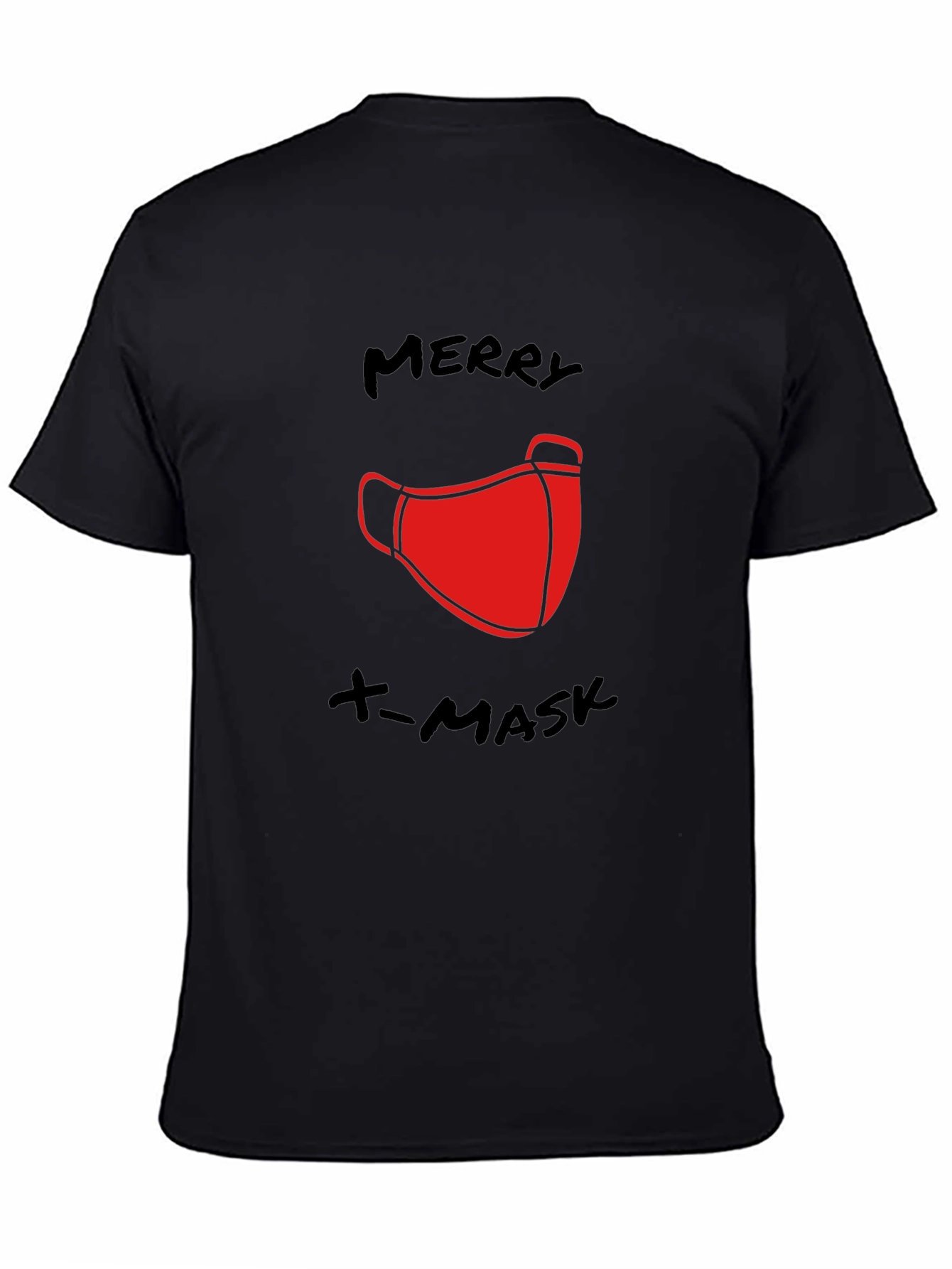 Black Merry X-Mask T-Shirt - Holiday Edition view 4