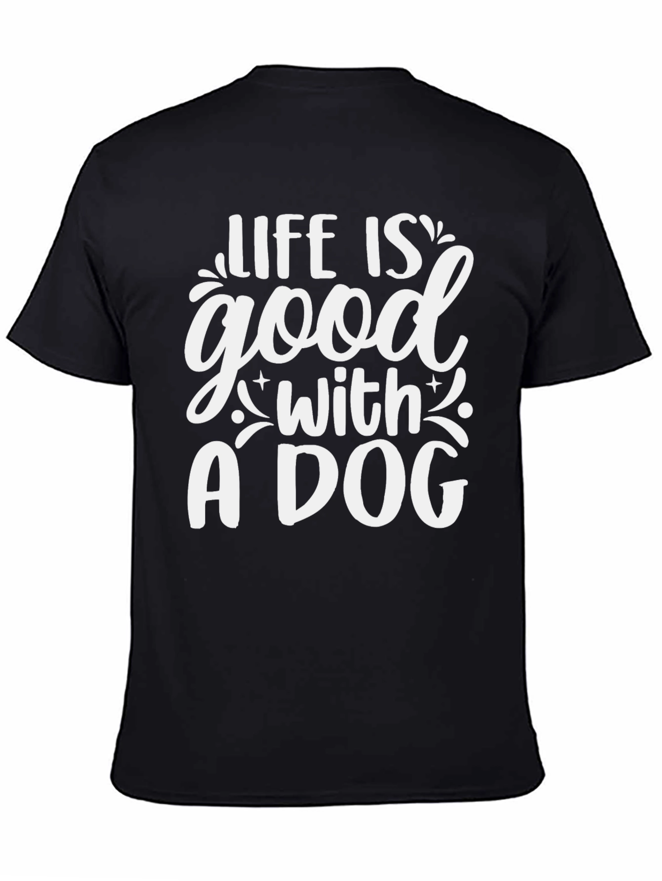 Black Life is Good with a Dog T-Shirt view 4