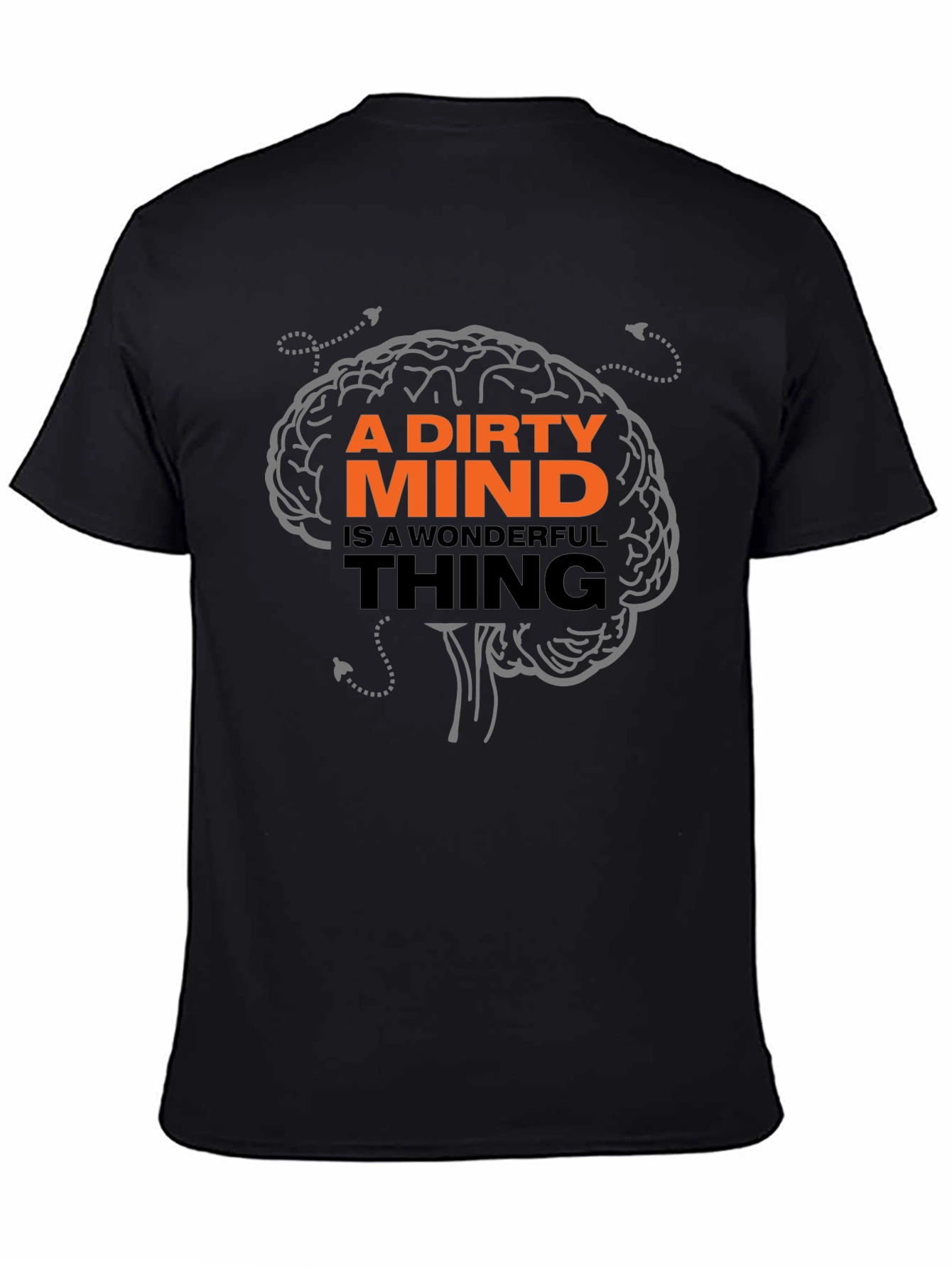 Black Dirty Mind Wonderful Thing Graphic Tee view 4