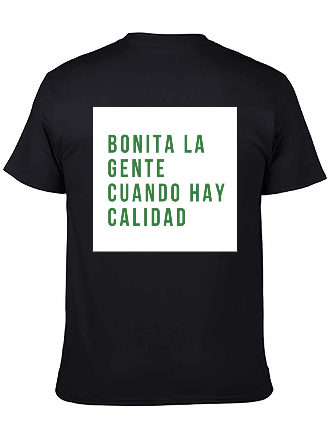 Black Bonita La Gente Graphic T-Shirt view 4
