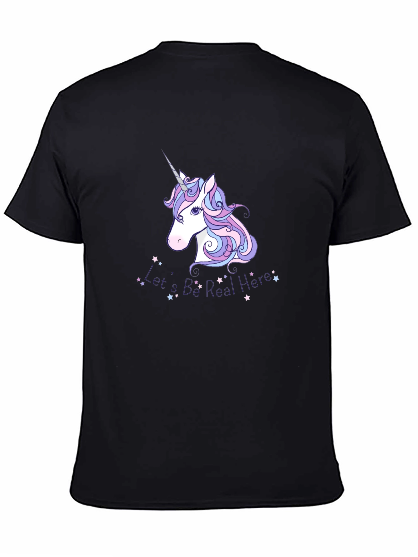 Black Unicorn Graphic Tee - Let's Be Real view 4