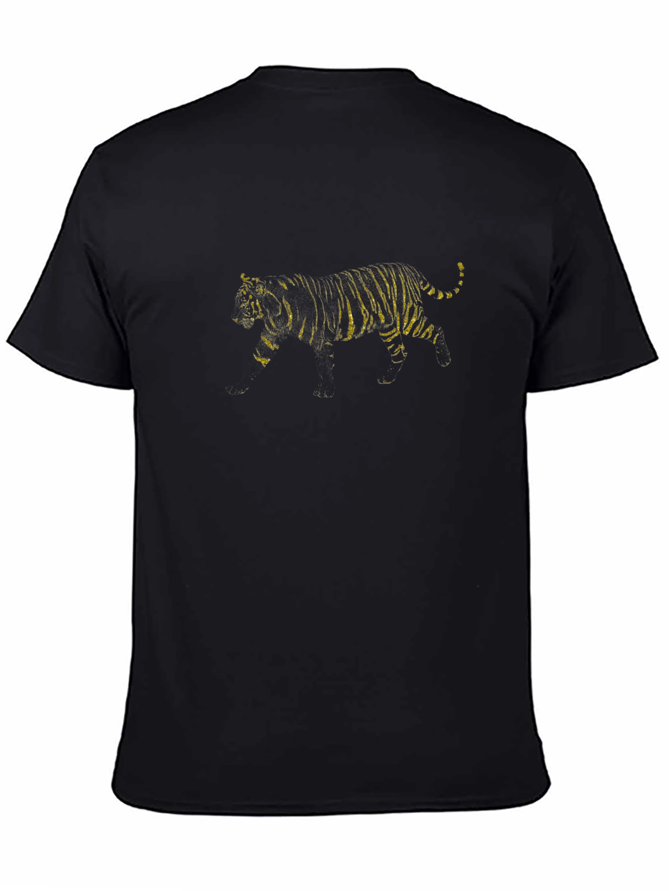 Black Black Tiger Graphic Tee - Stylish Men's T-Shirt view 4