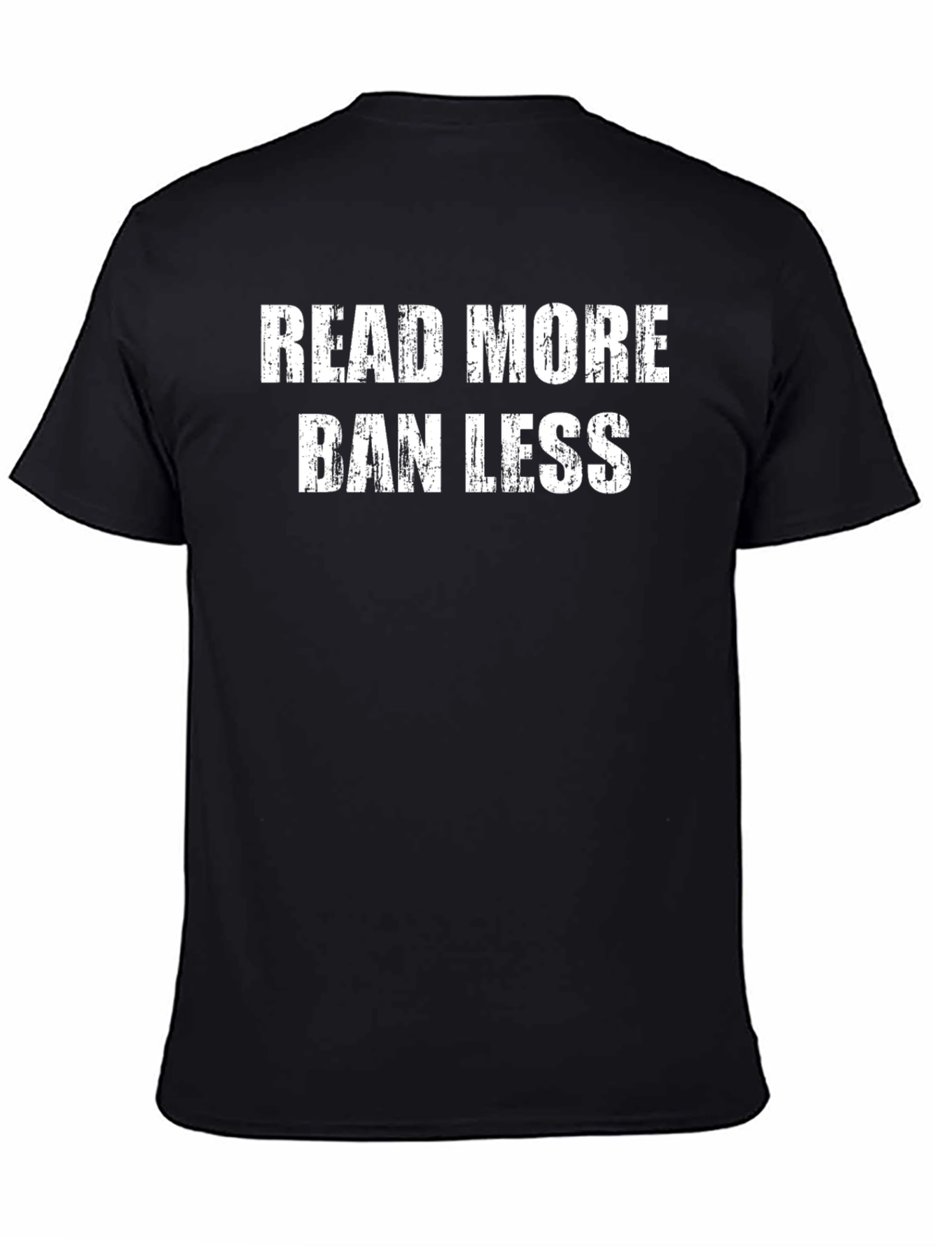 Black Read More Ban Less Graphic T-Shirt view 4